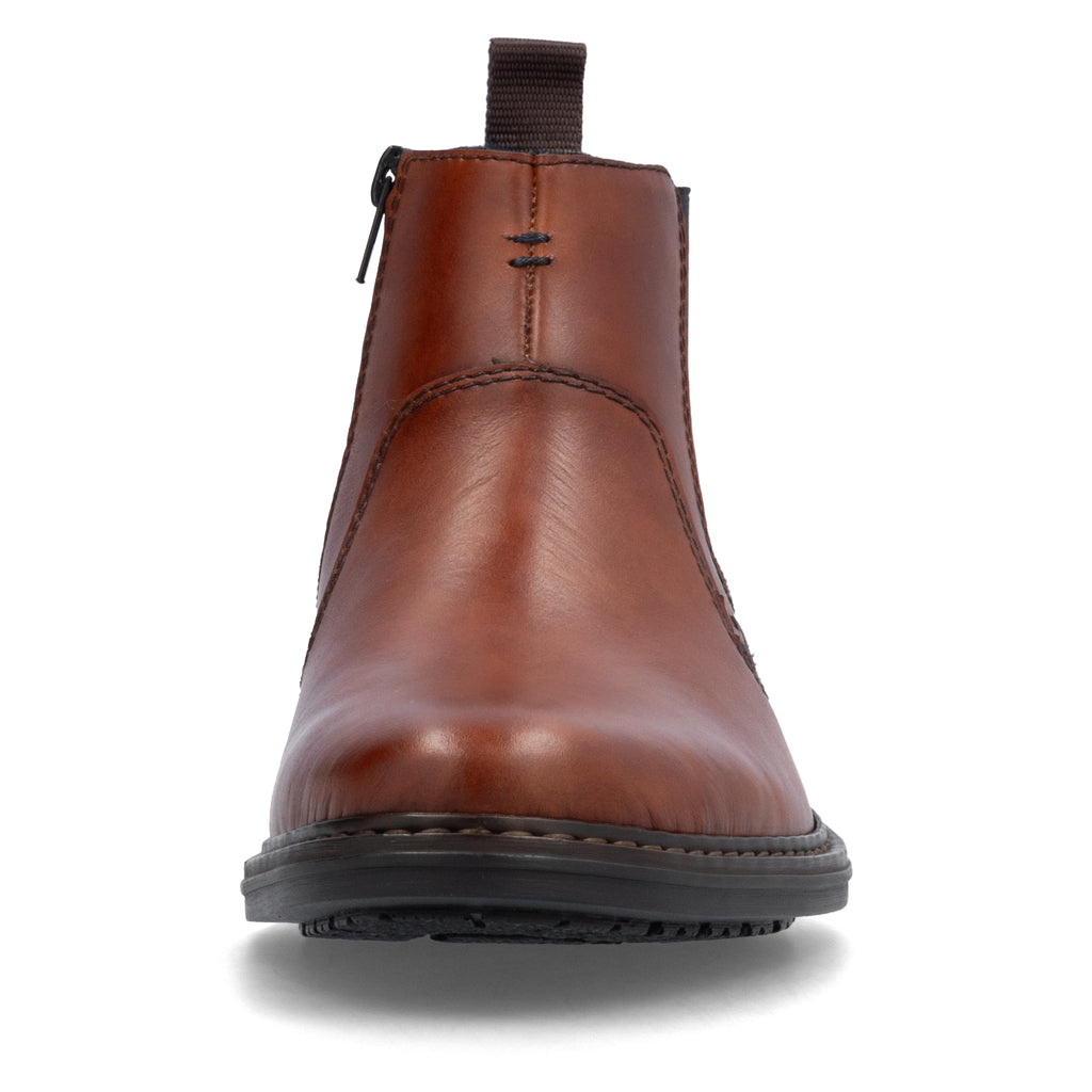 Brown Zip Boots for Men | Rieker 17654-22