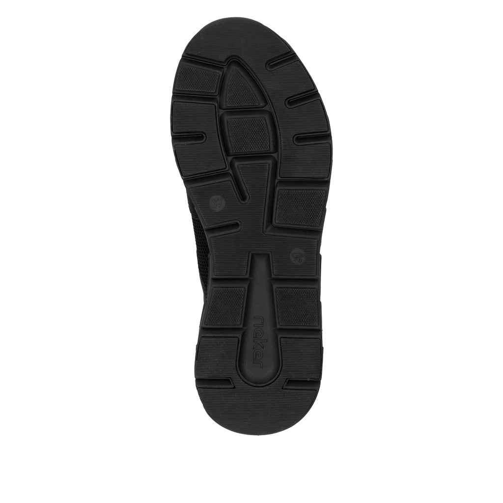 Black Elasticated Shoes for Women | Rieker M9050-00