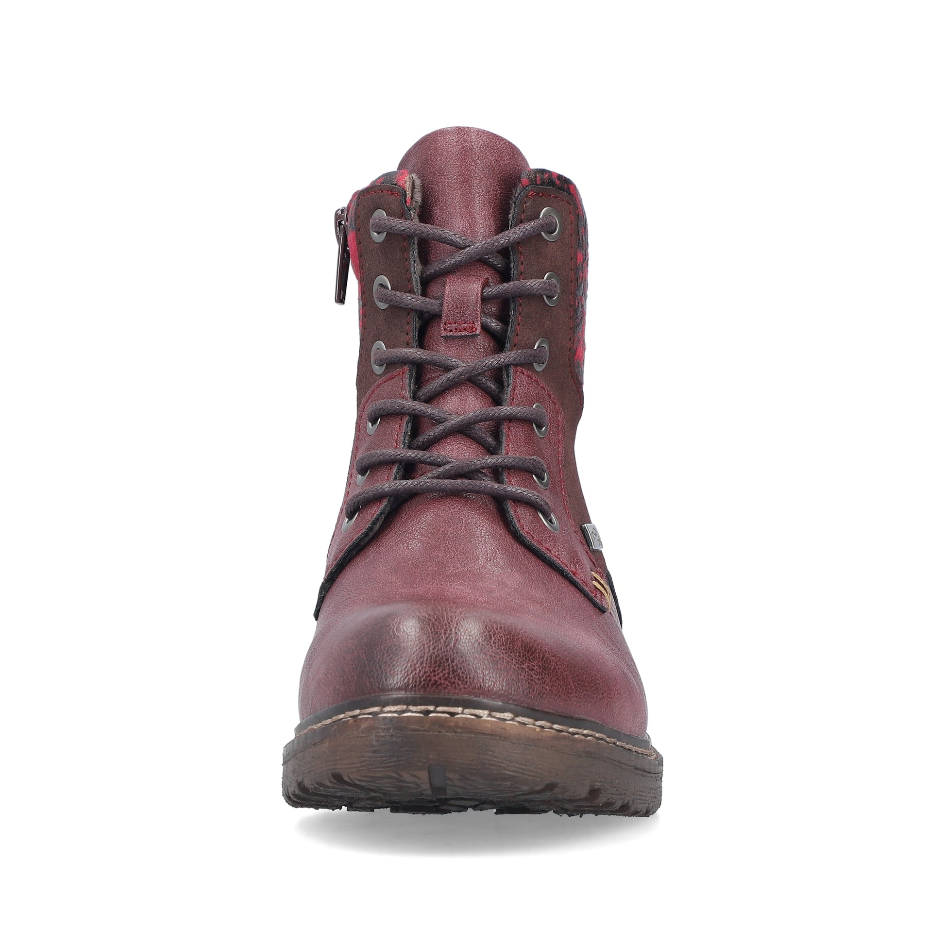 Red Zip Boots for Women | Rieker 94712-35