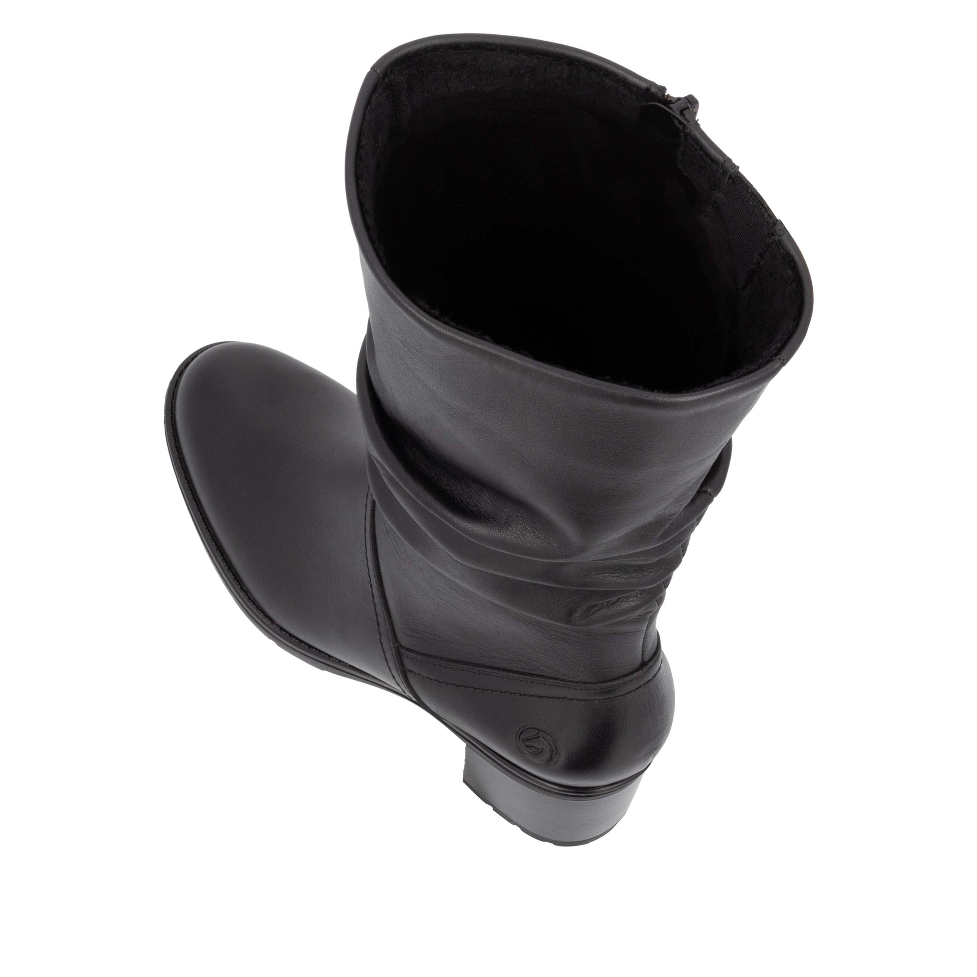 Black Zip Boots for Women | Remonte D2A70-00