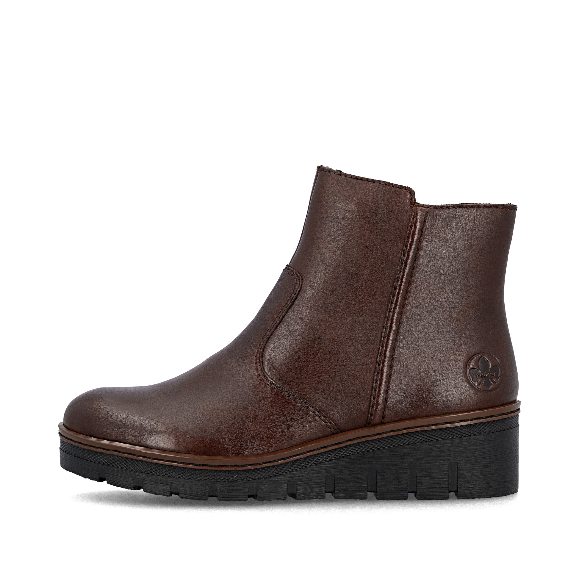 Brown Zip Boots for Women | Rieker X9165-27