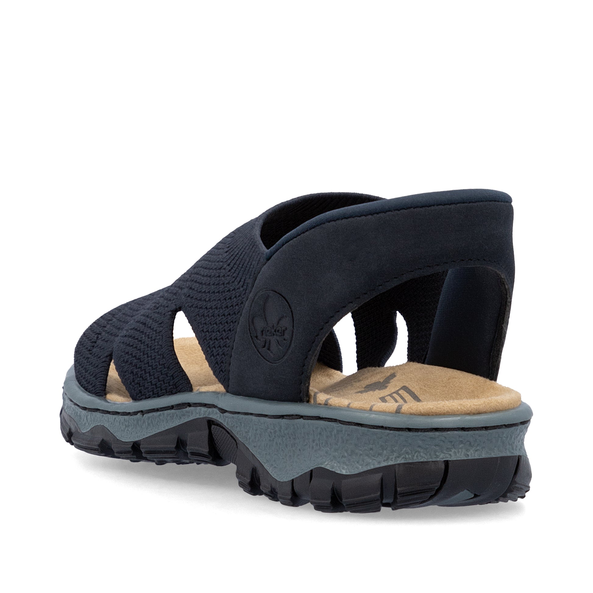 Blue Elasticated Sandals for Women | Rieker 68895-14