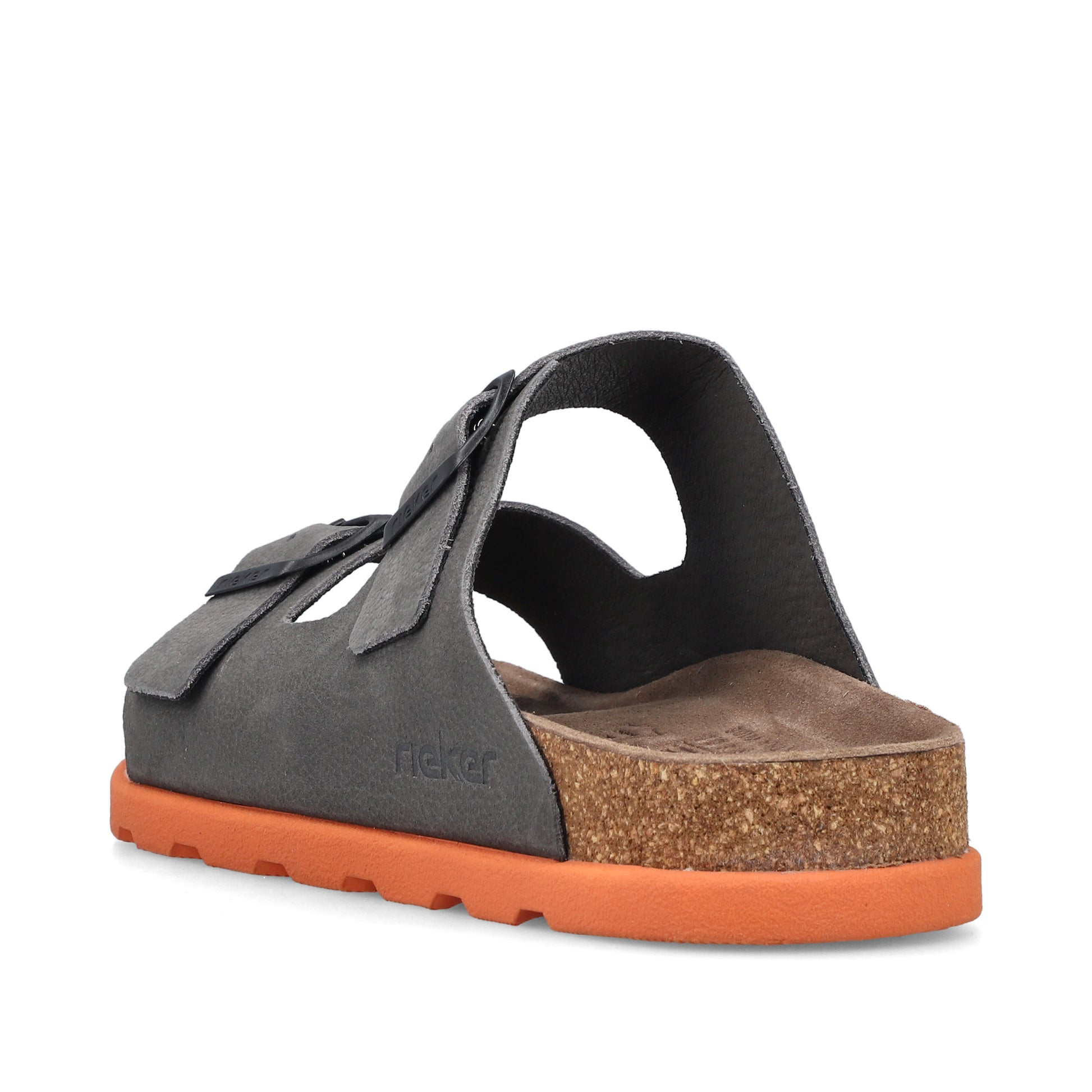 Grey Buckle Sandals for Men | Rieker 21190-40