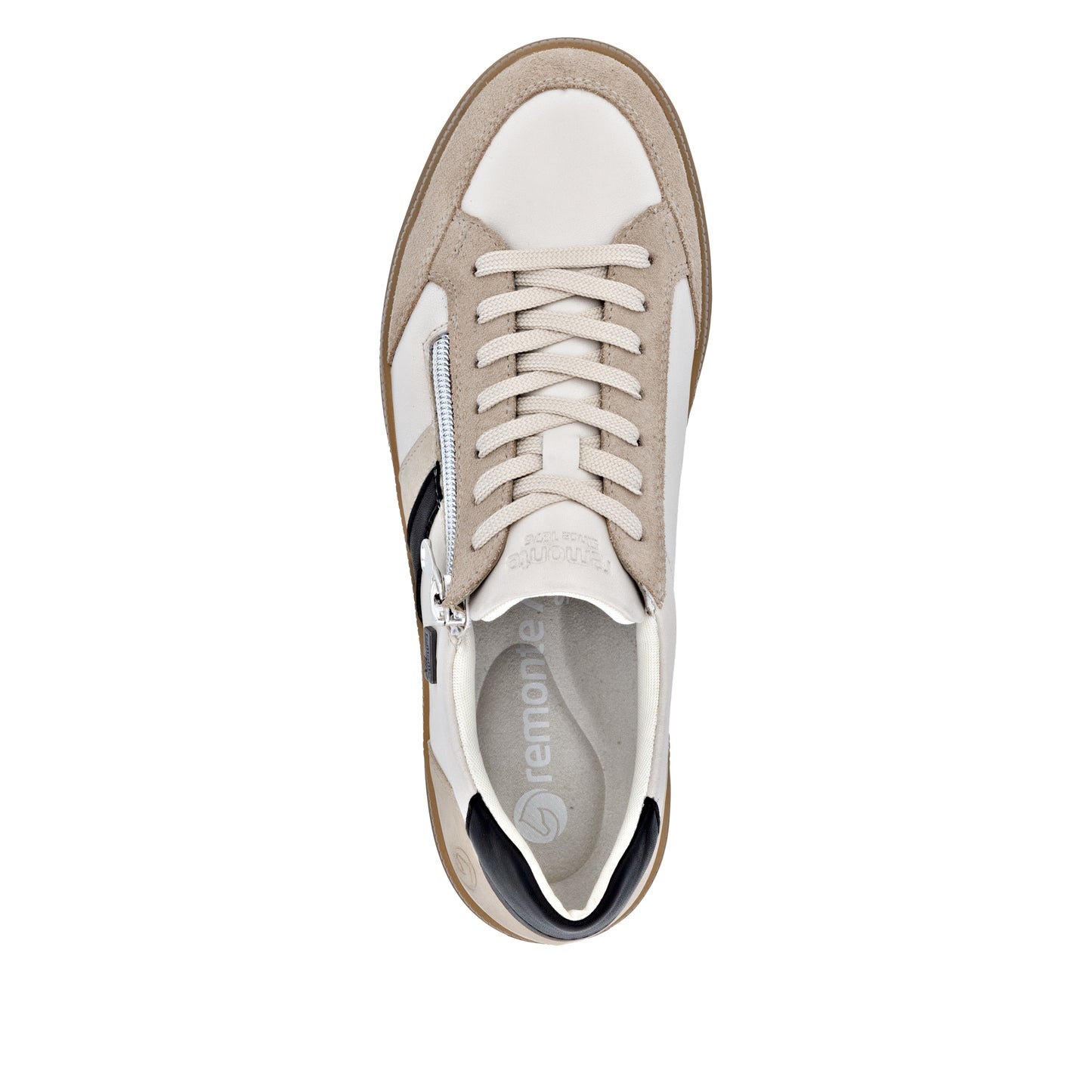 remonte Women's Trainer - Beige | D2C04-62