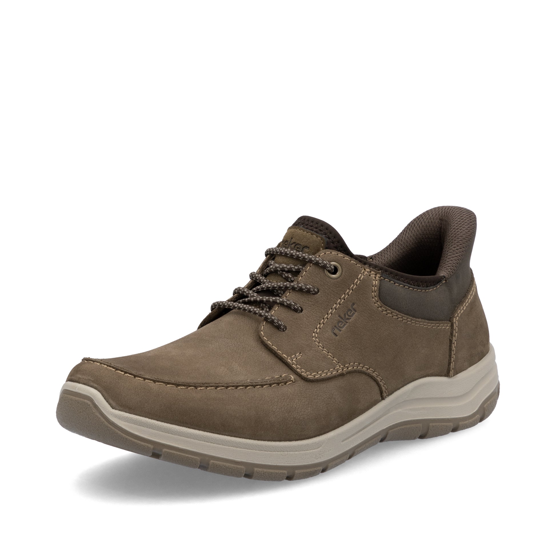 Brown Elasticated Shoes for Men | Rieker 03656-24