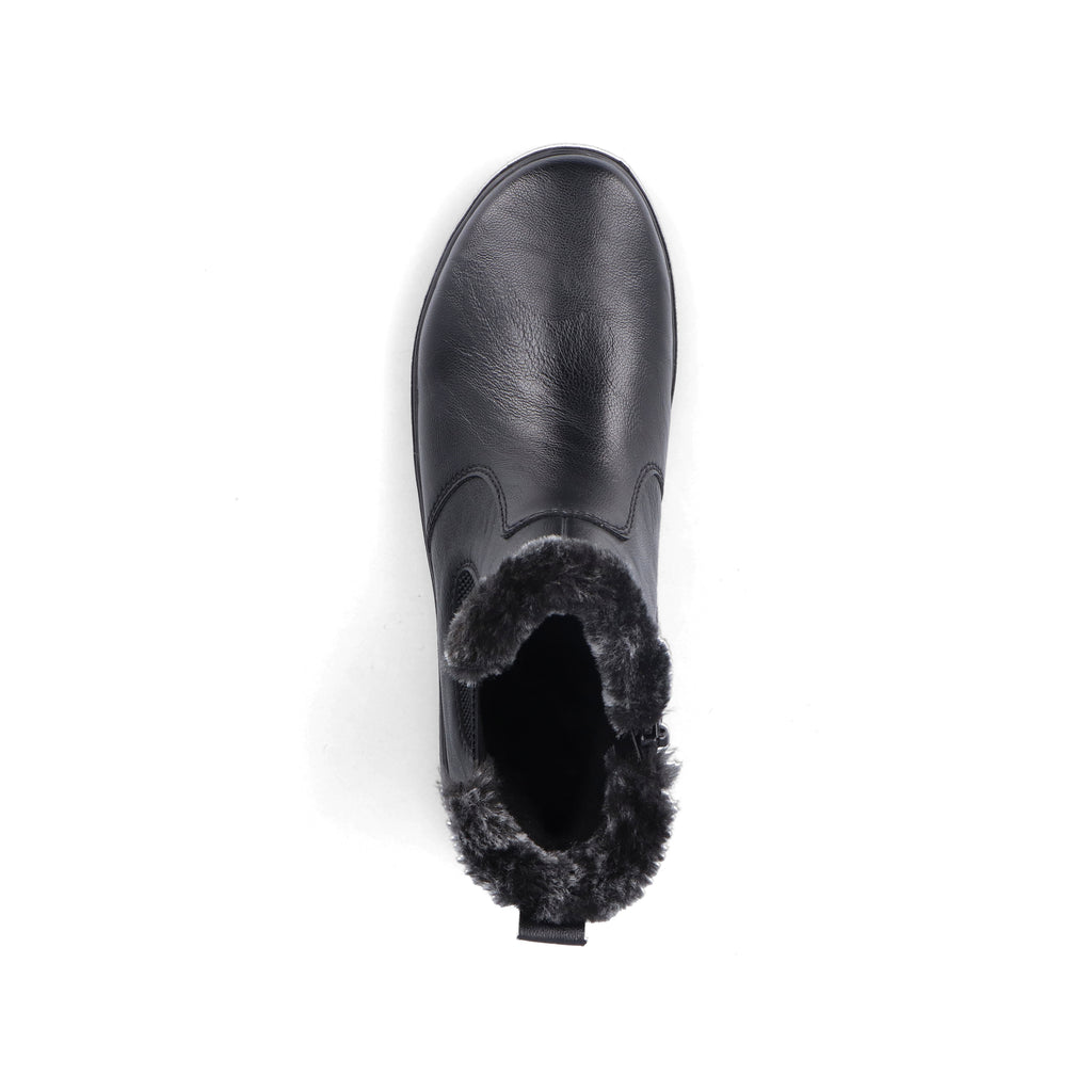 Black Zip Boots for Women | Rieker Z0061-00