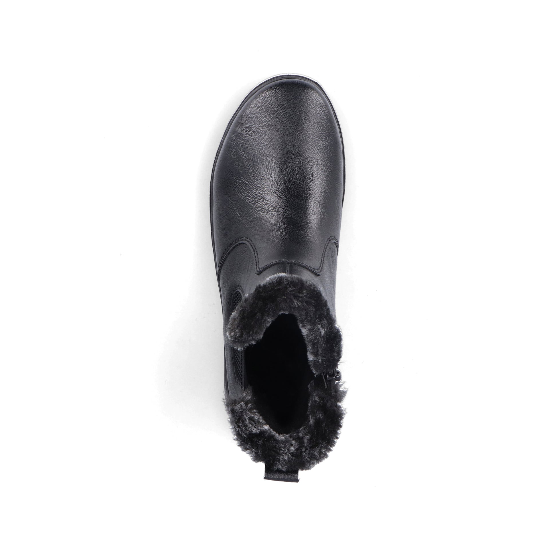 Black Zip Boots for Women | Rieker Z0061-00