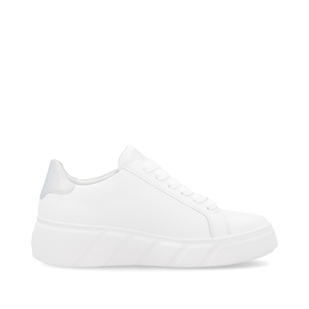 White Zip Shoes for Women | Rieker Sport W2605-80