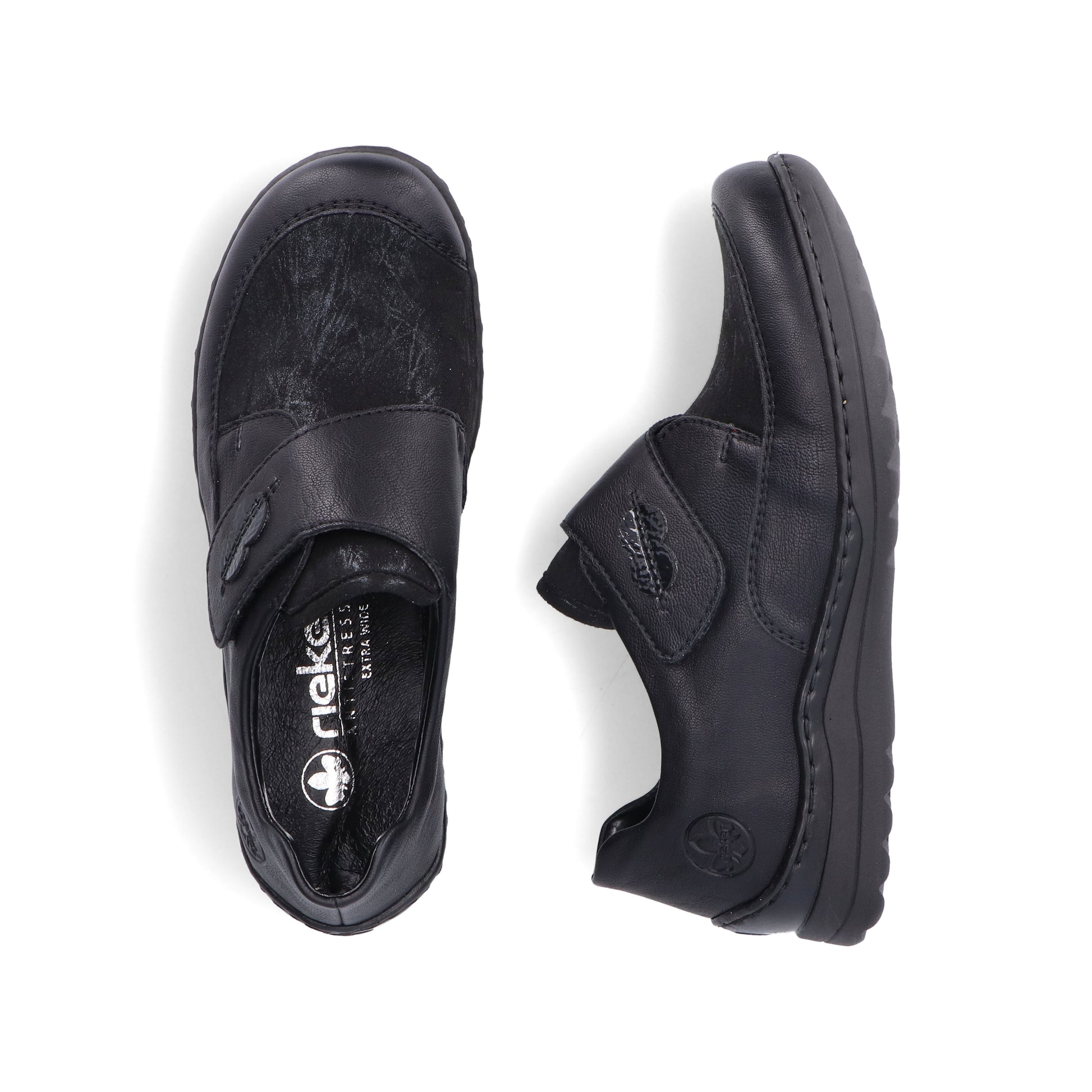 Black Hook & Loop Shoes for Women | Rieker 48954-00