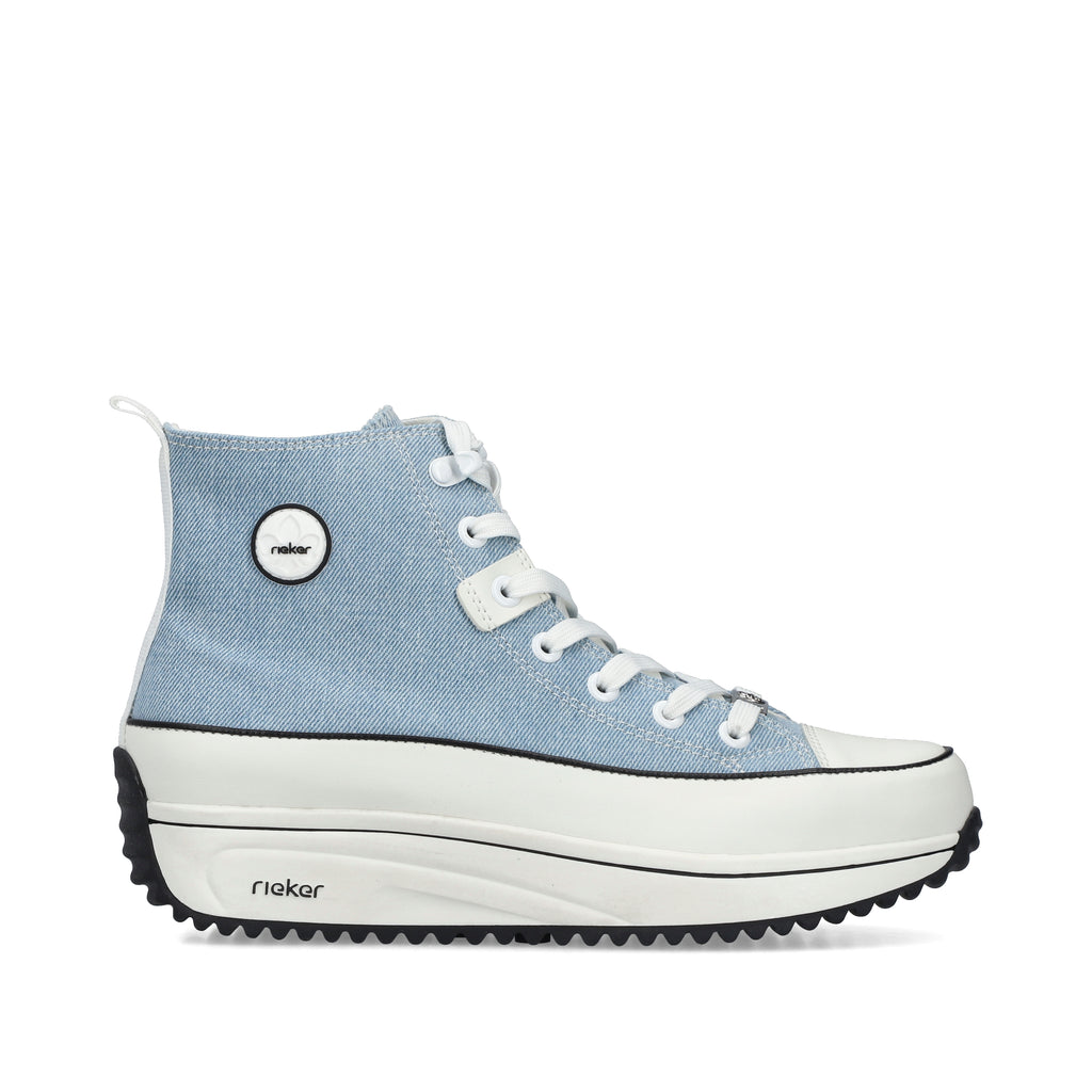 Blue Zip Boots for Women | Rieker 90010-10