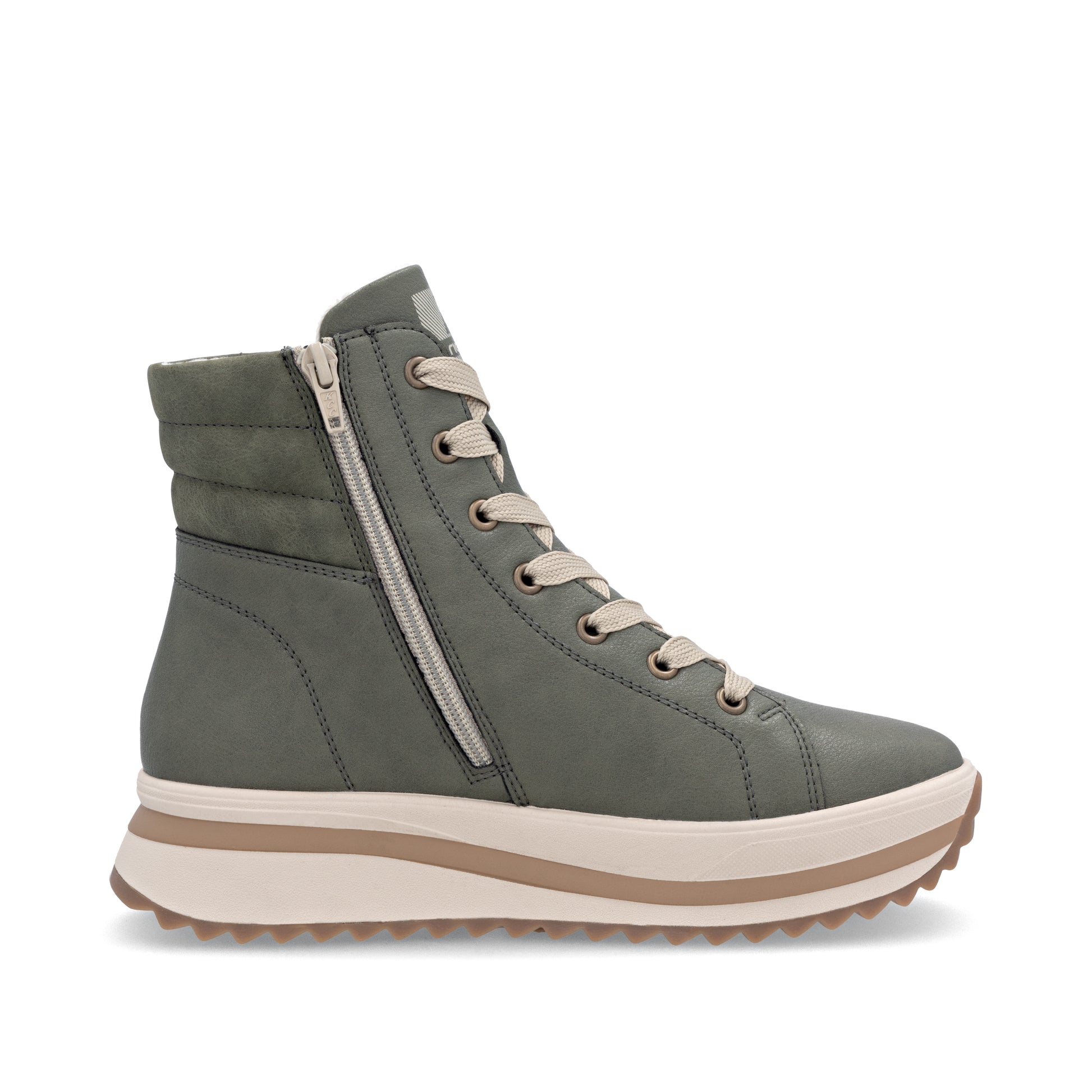 Green Zip Boots for Women | Rieker Sport W3870-54
