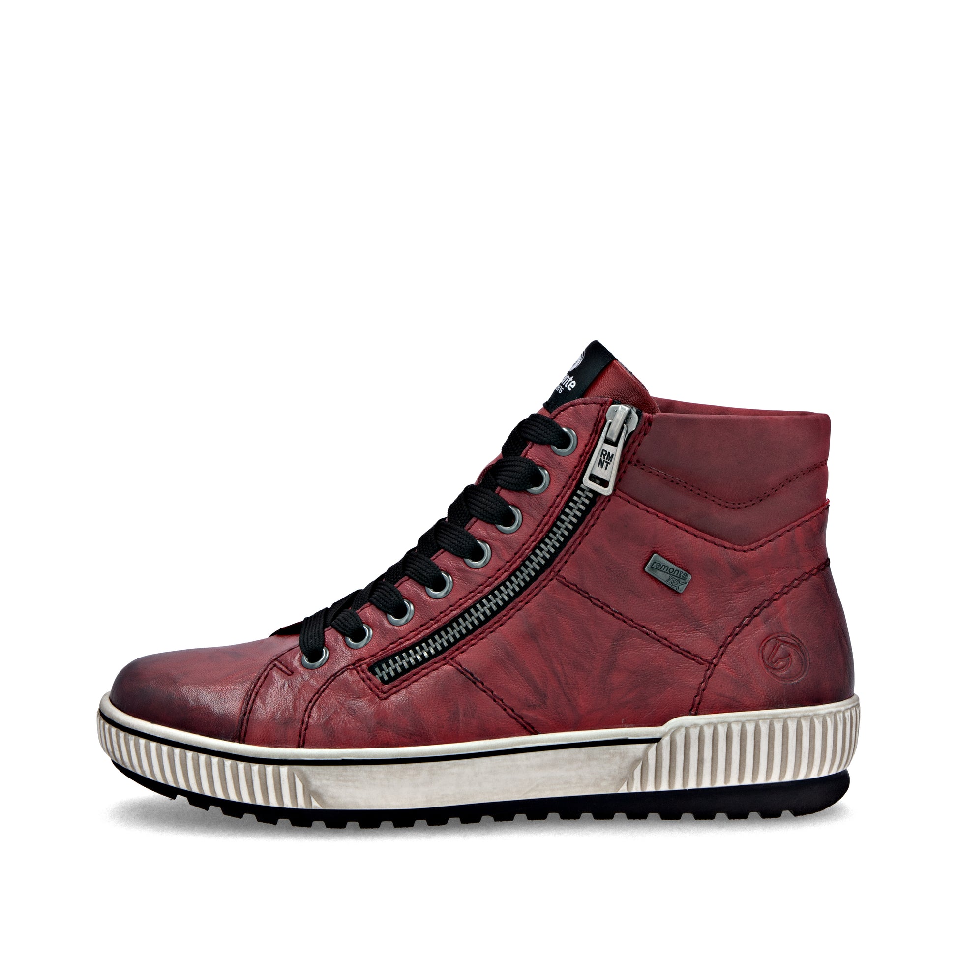 Red Zip Boots for Women | Remonte D0772-36
