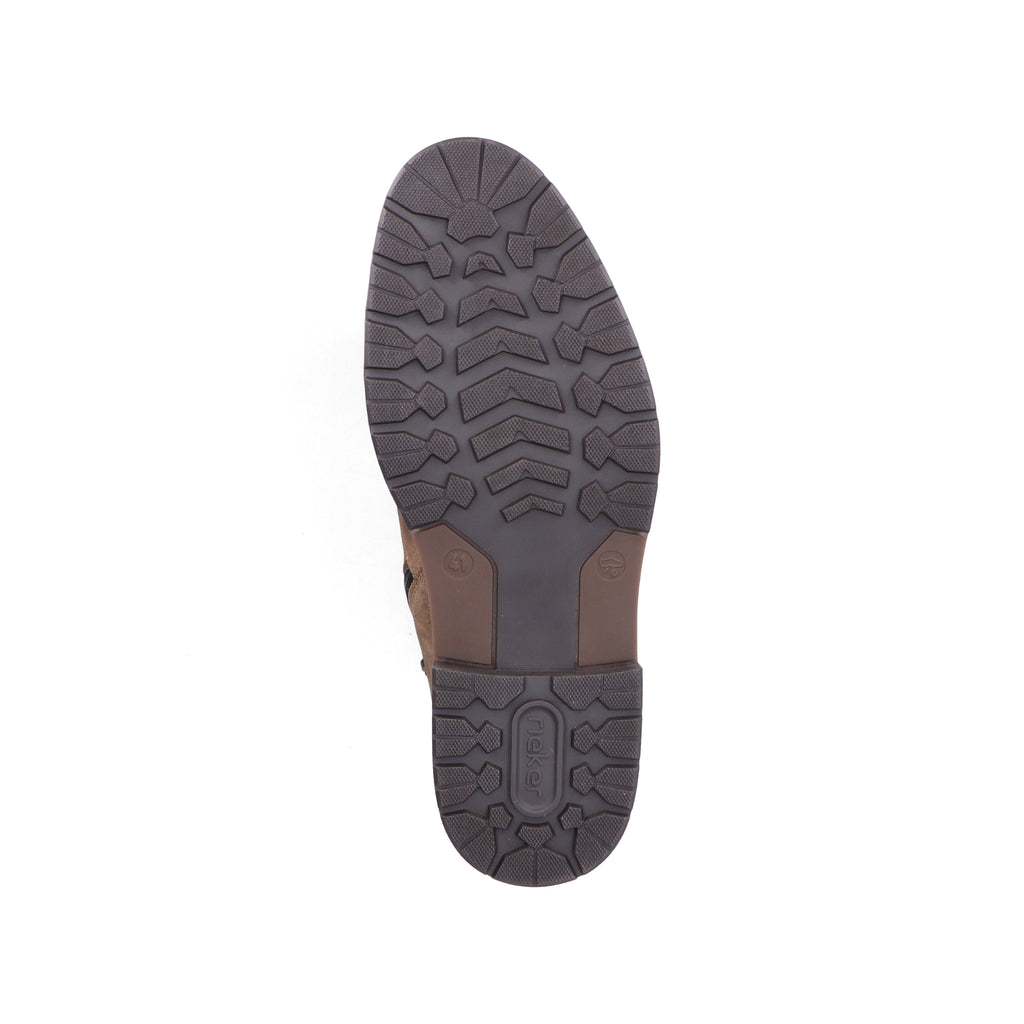 Brown Zip Boots for Men | Rieker 13730-64
