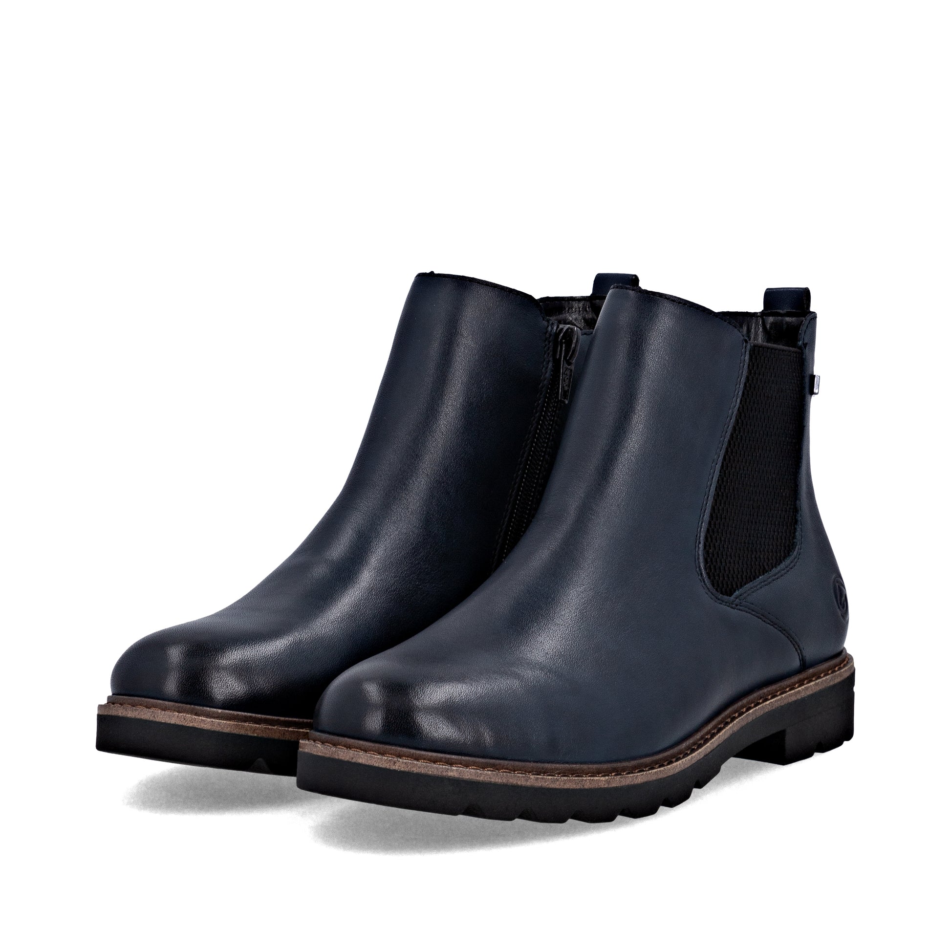 Blue Zip Boots for Women | Remonte D2Q70-14