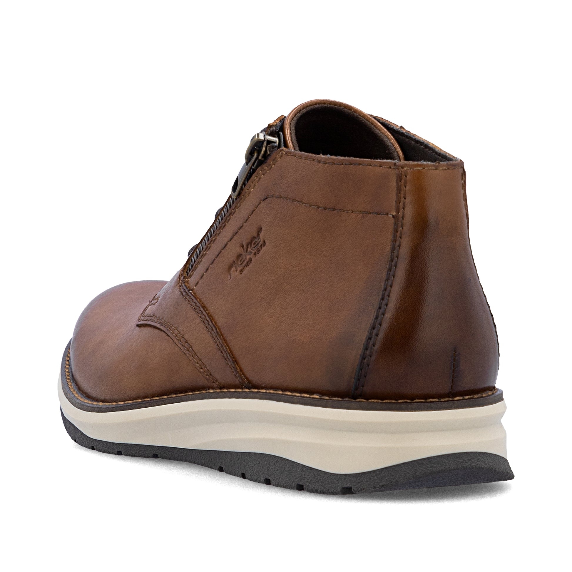Brown Zip Boots for Men | Rieker 14705-24