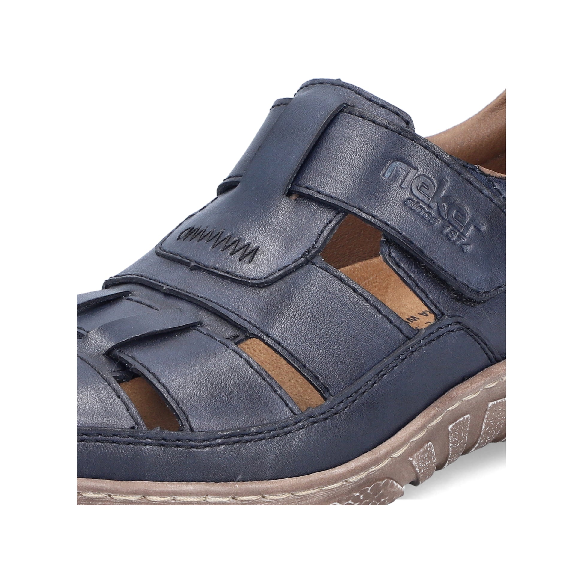 Blue Hook & Loop Shoes for Men | Rieker 03578-14