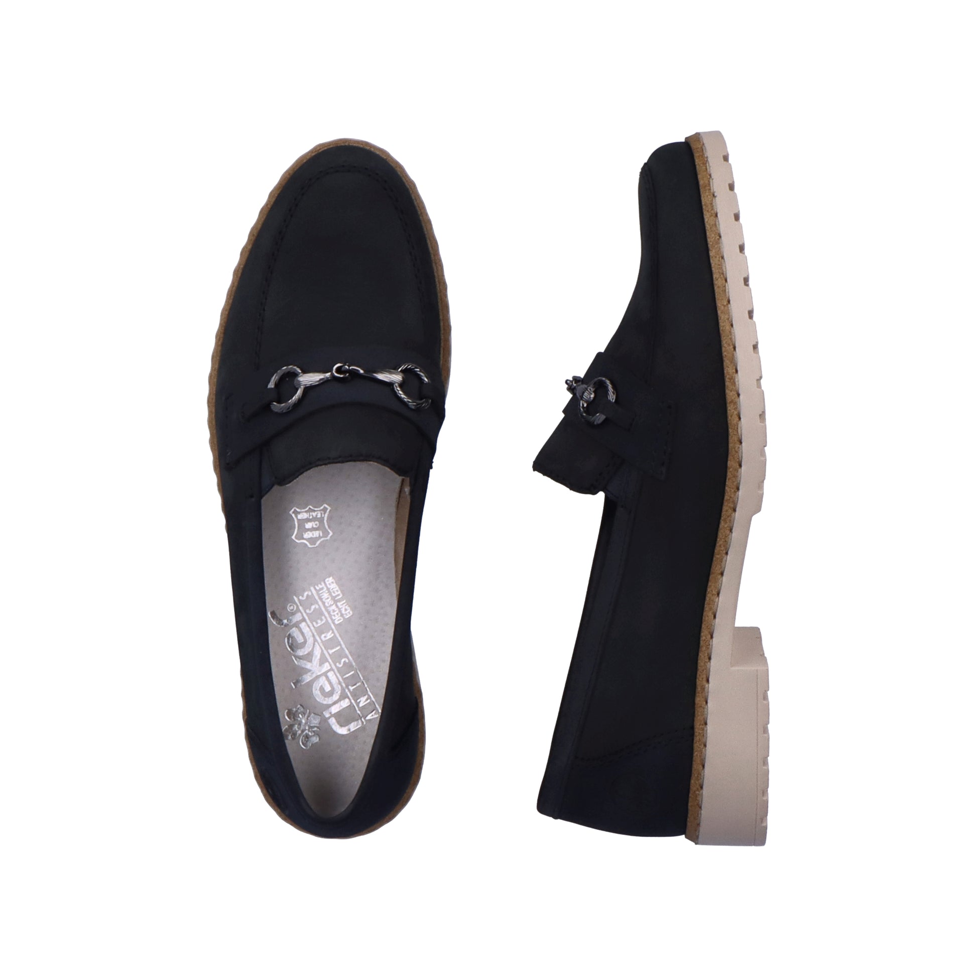 Blue Elasticated Shoes for Women | Rieker 51860-14