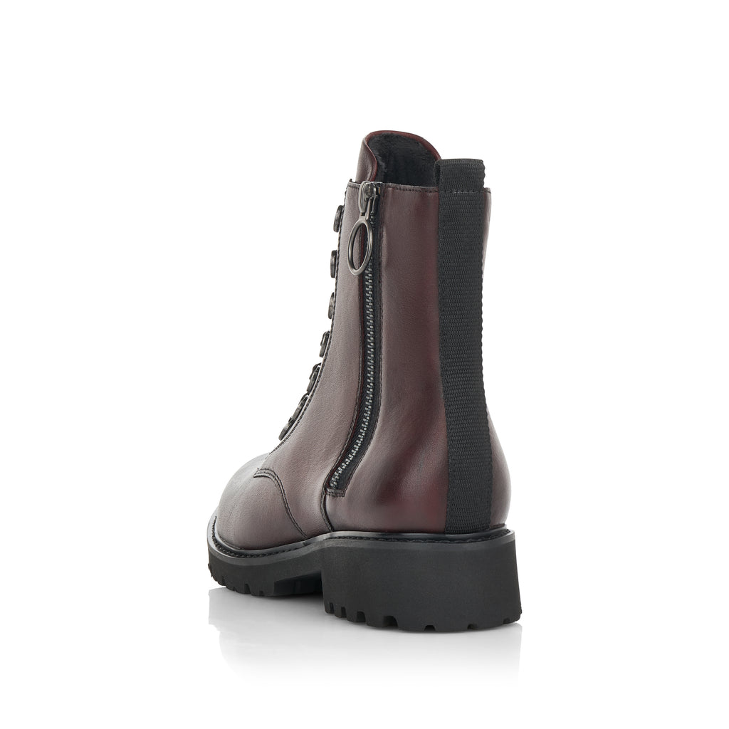 Red Zip Boots for Women | Remonte D8671-35