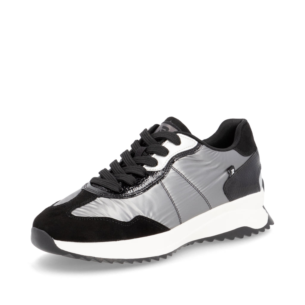 Grey Elasticated Shoes for Women | Rieker Sport W1306-42