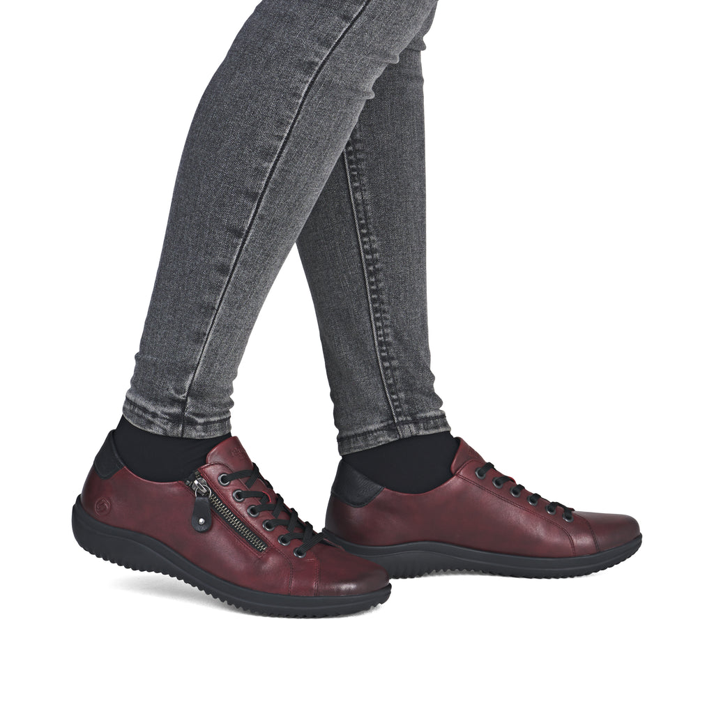 Red Zip Shoes for Women | Remonte D1E03-35