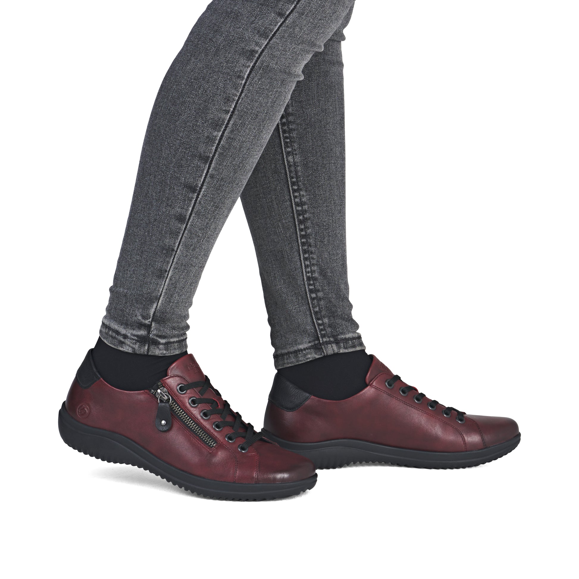 Red Zip Shoes for Women | Remonte D1E03-35