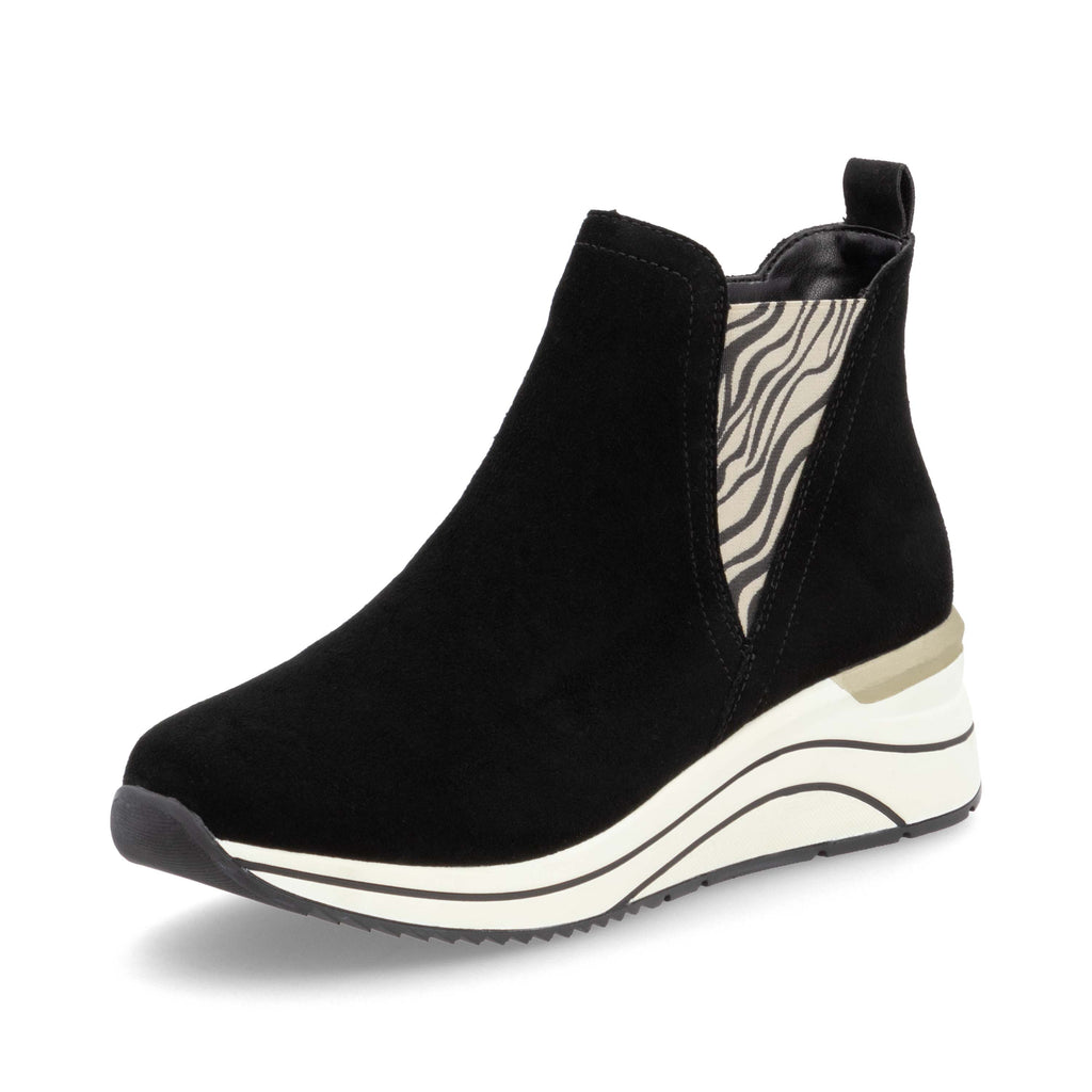 Black Zip Boots for Women | Remonte D0T75-03