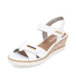 remonte Women's Wedge Sandal - White | R6266-80