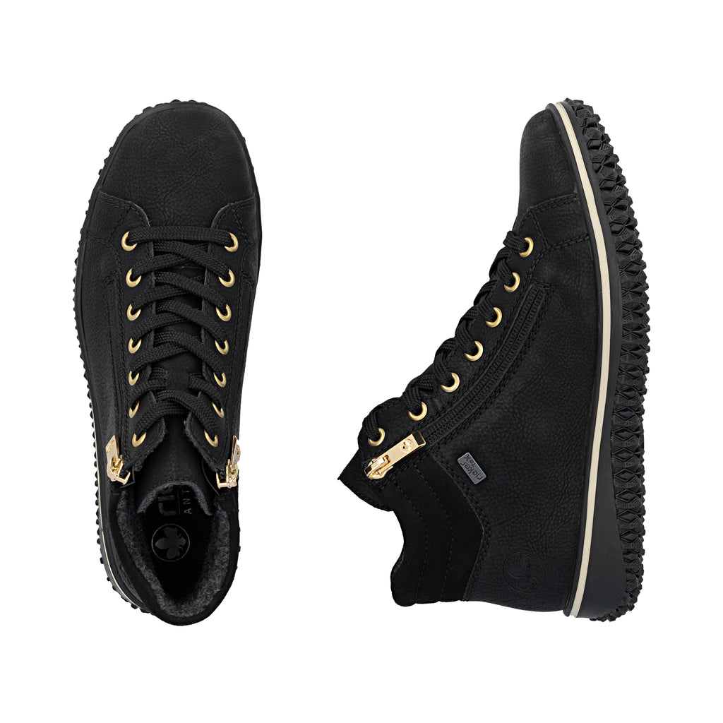 Black Zip Boots for Women | Rieker Z4263-00