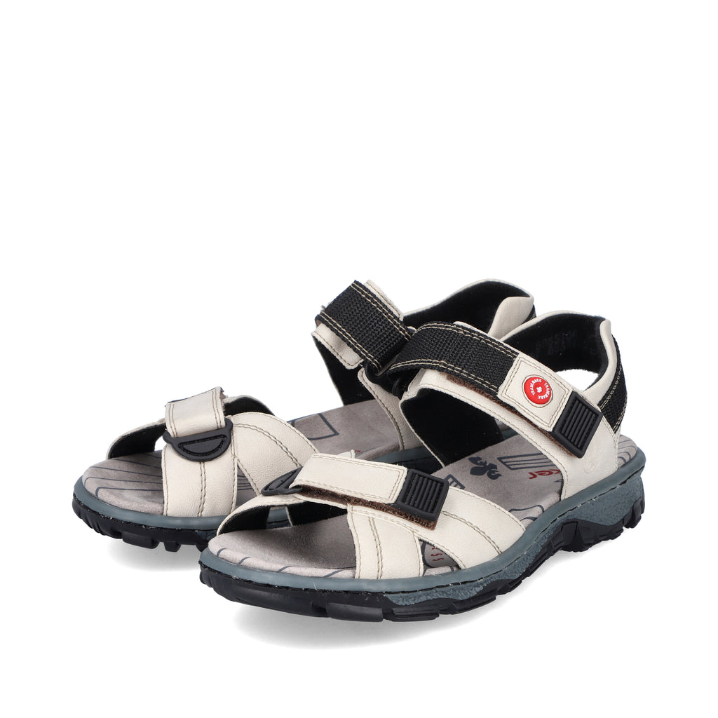 White Hook & Loop Sandals for Women | Rieker 68851-80