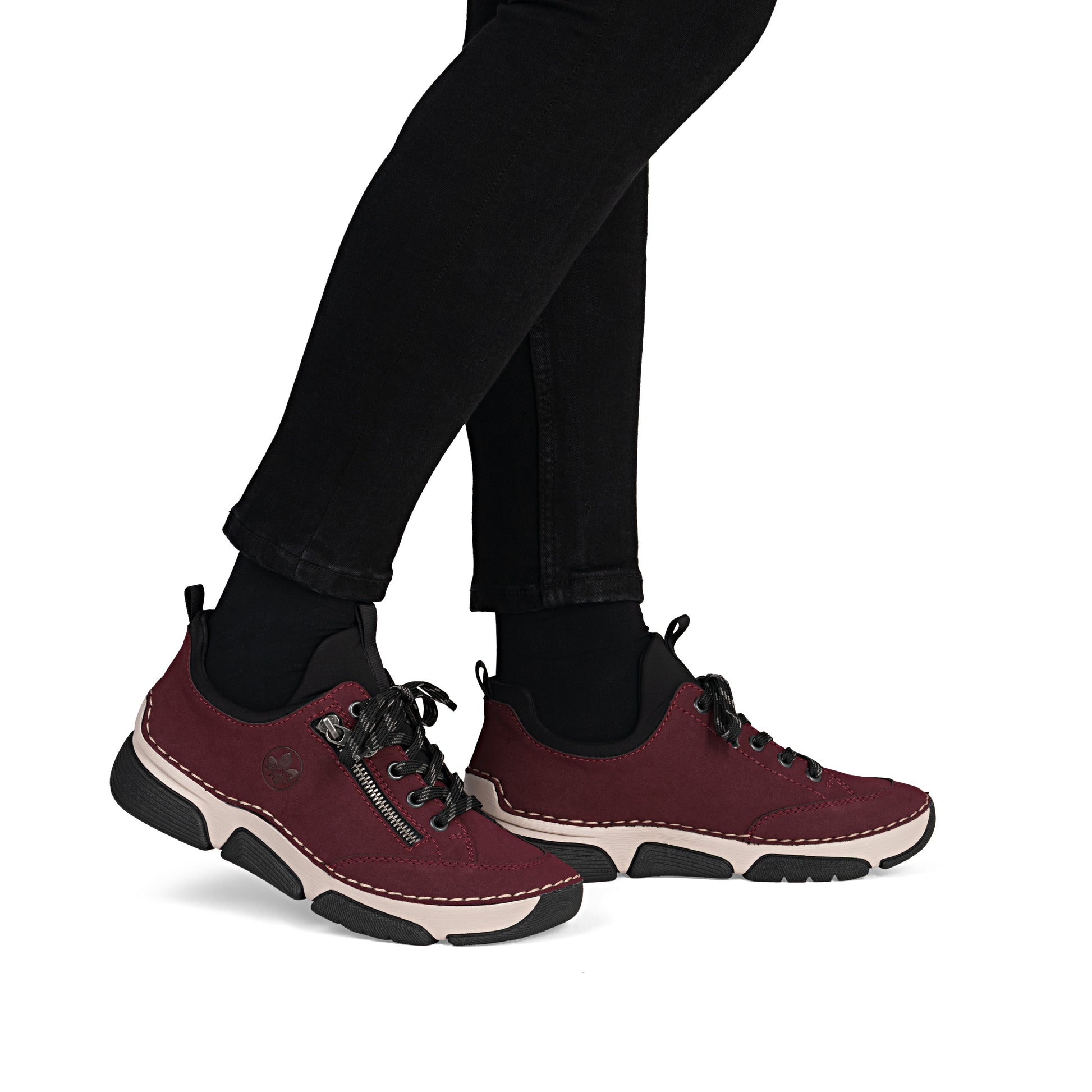 Red Elasticated Shoes for Women | Rieker 45973-36