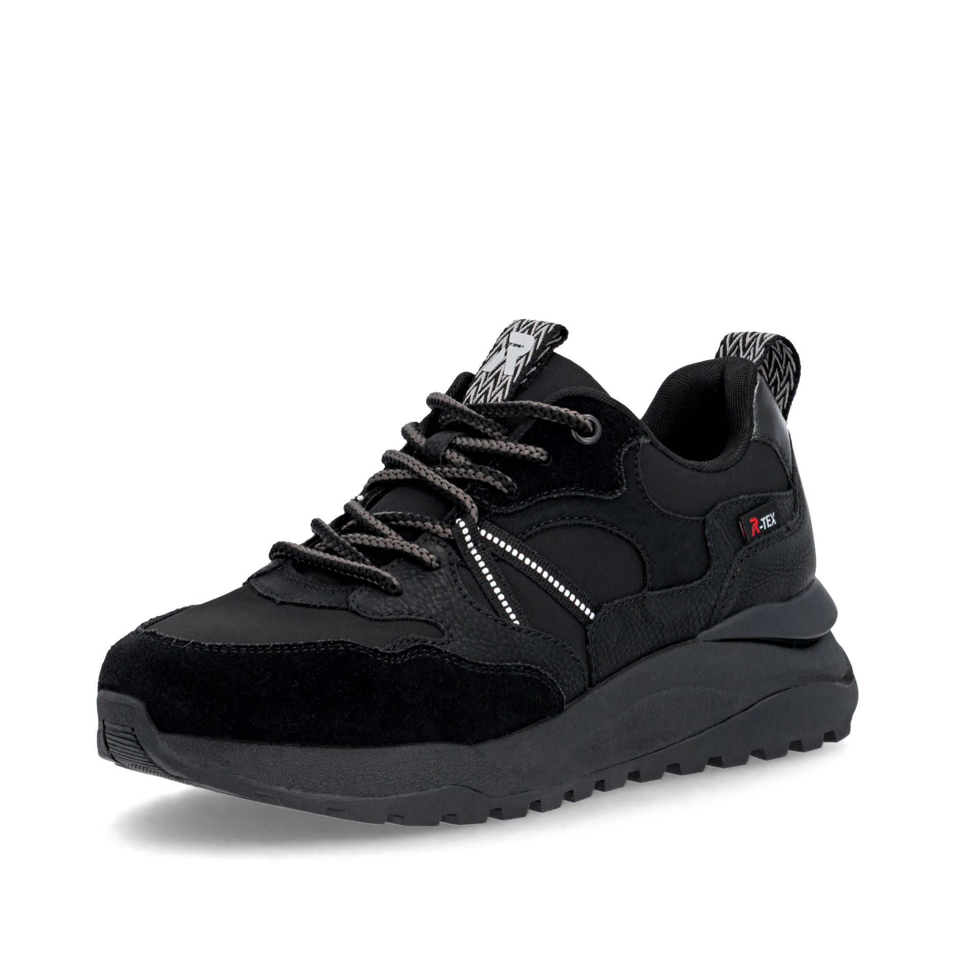 Black Elasticated Shoes for Women | Rieker W2501-00