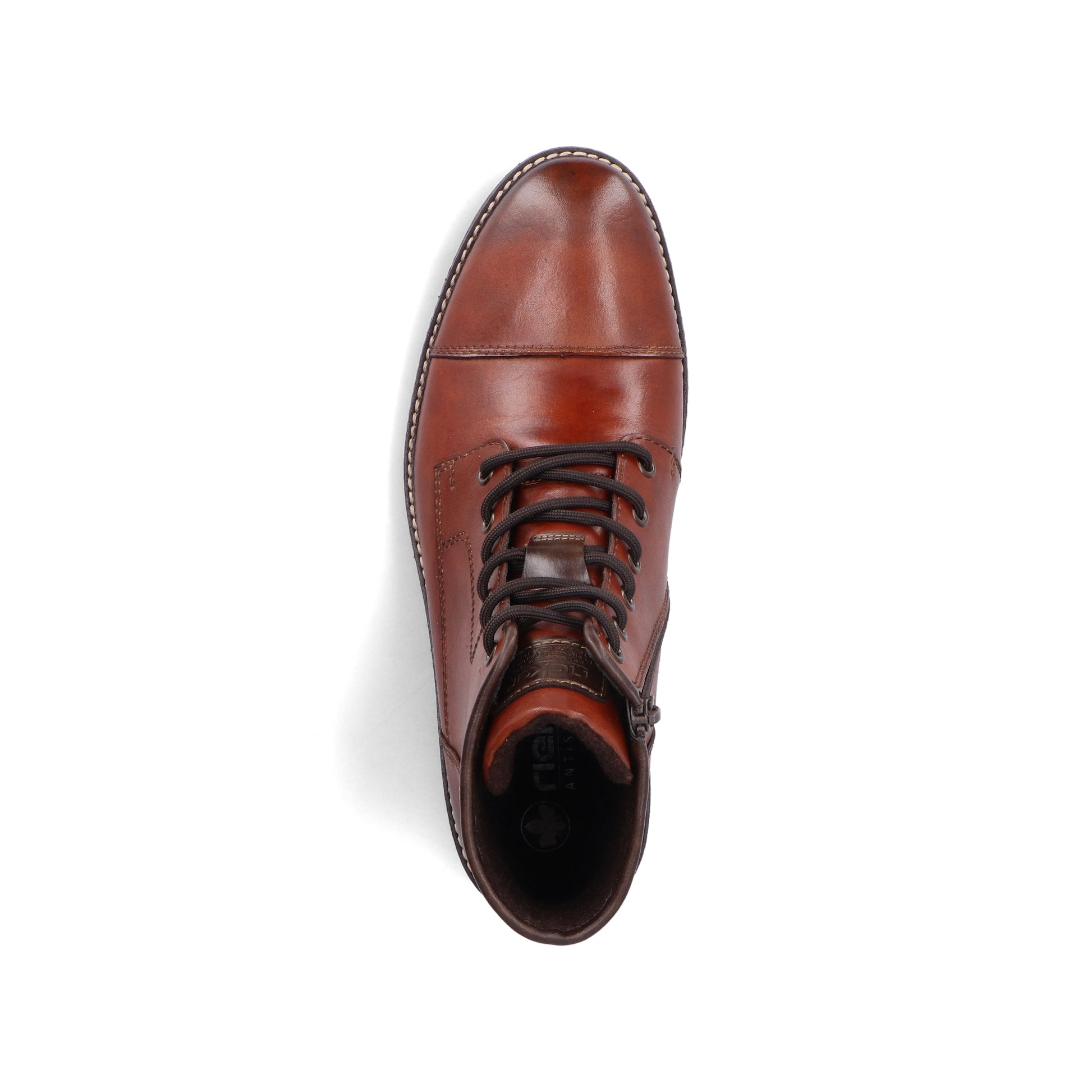 Brown Zip Boots for Men | Rieker F4546-24