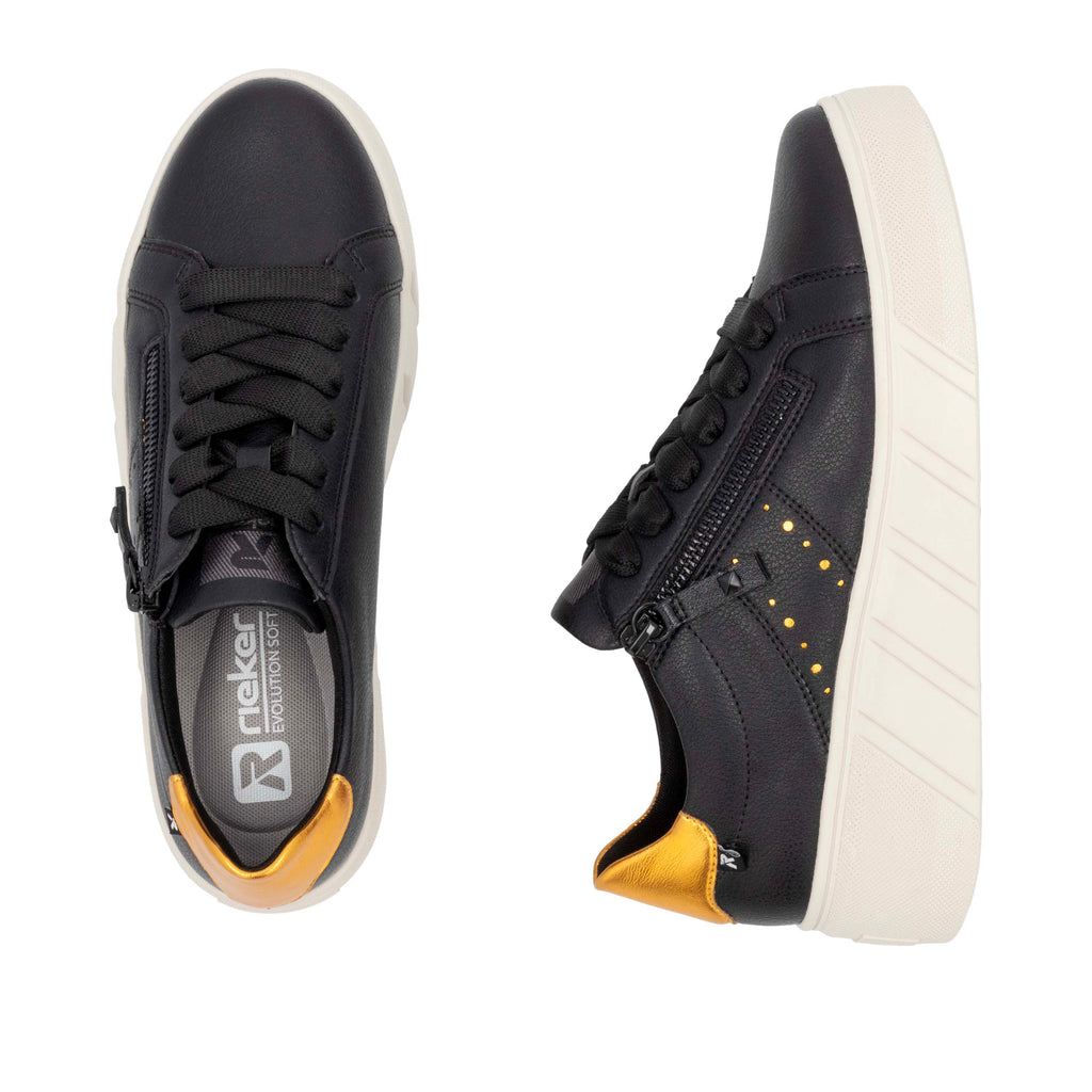 White Zip Shoes for Women | Rieker Sport W0505-01