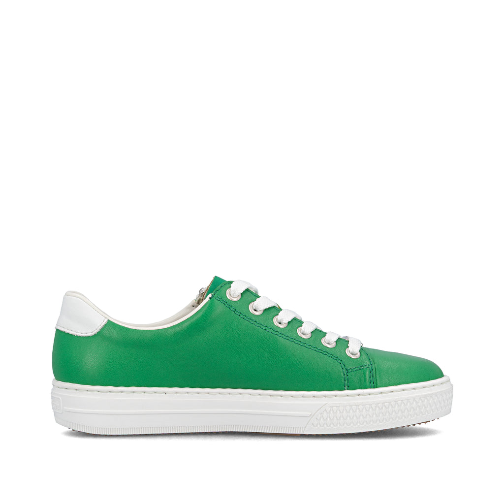 Green Zip Shoes for Women | Rieker L59L1-52