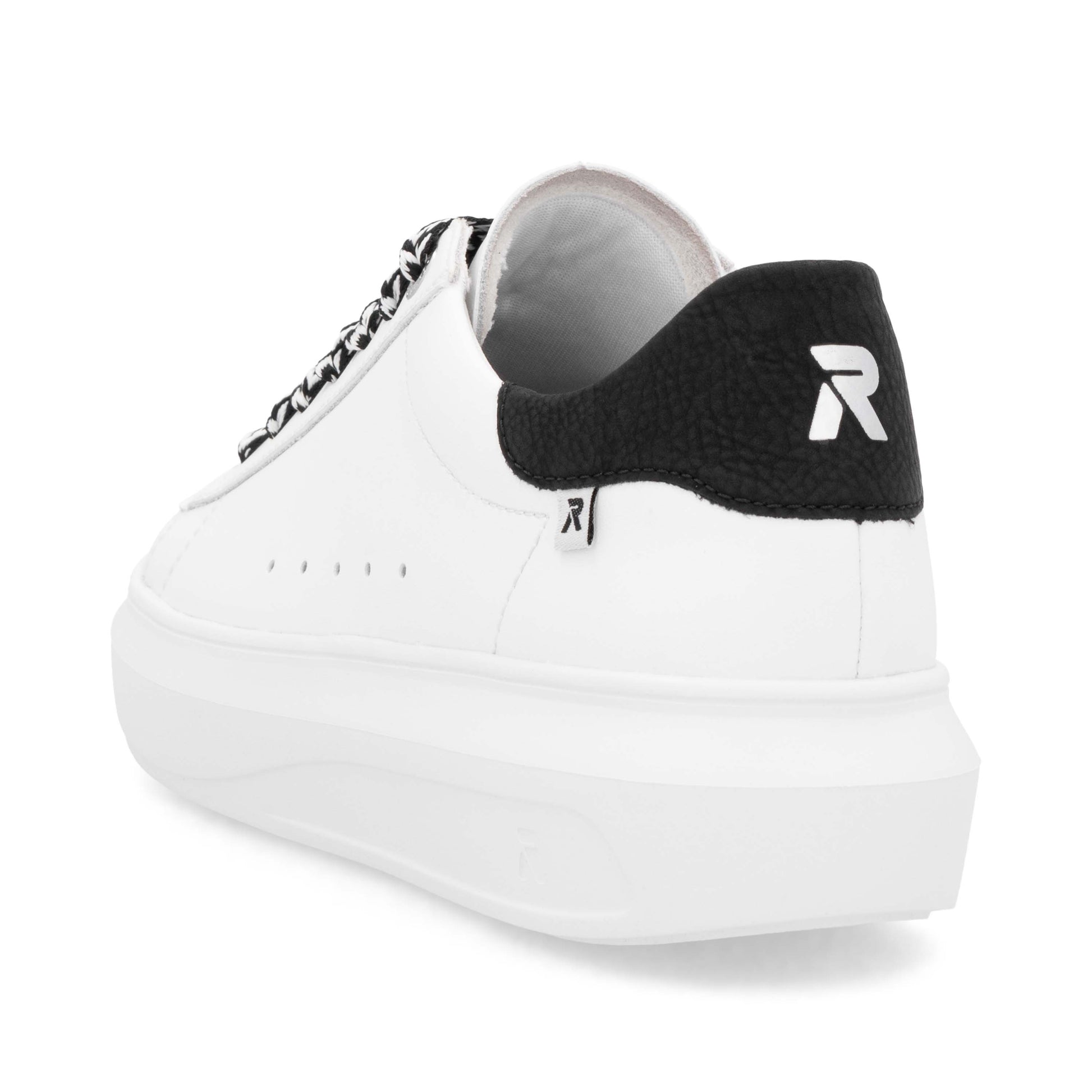 White Elasticated Shoes for Women | Rieker W1201-80