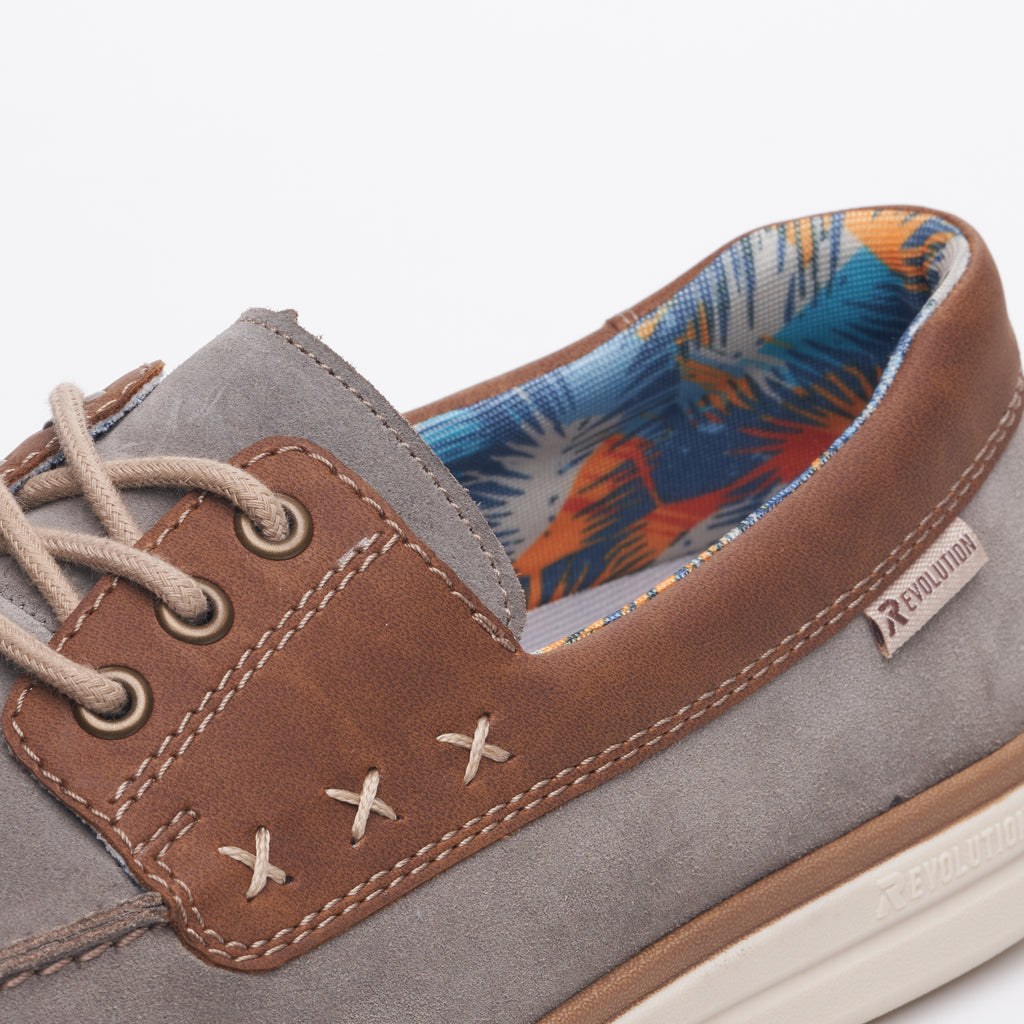 Grey Lace-Up Shoes for Men | Rieker Sport U0601-42