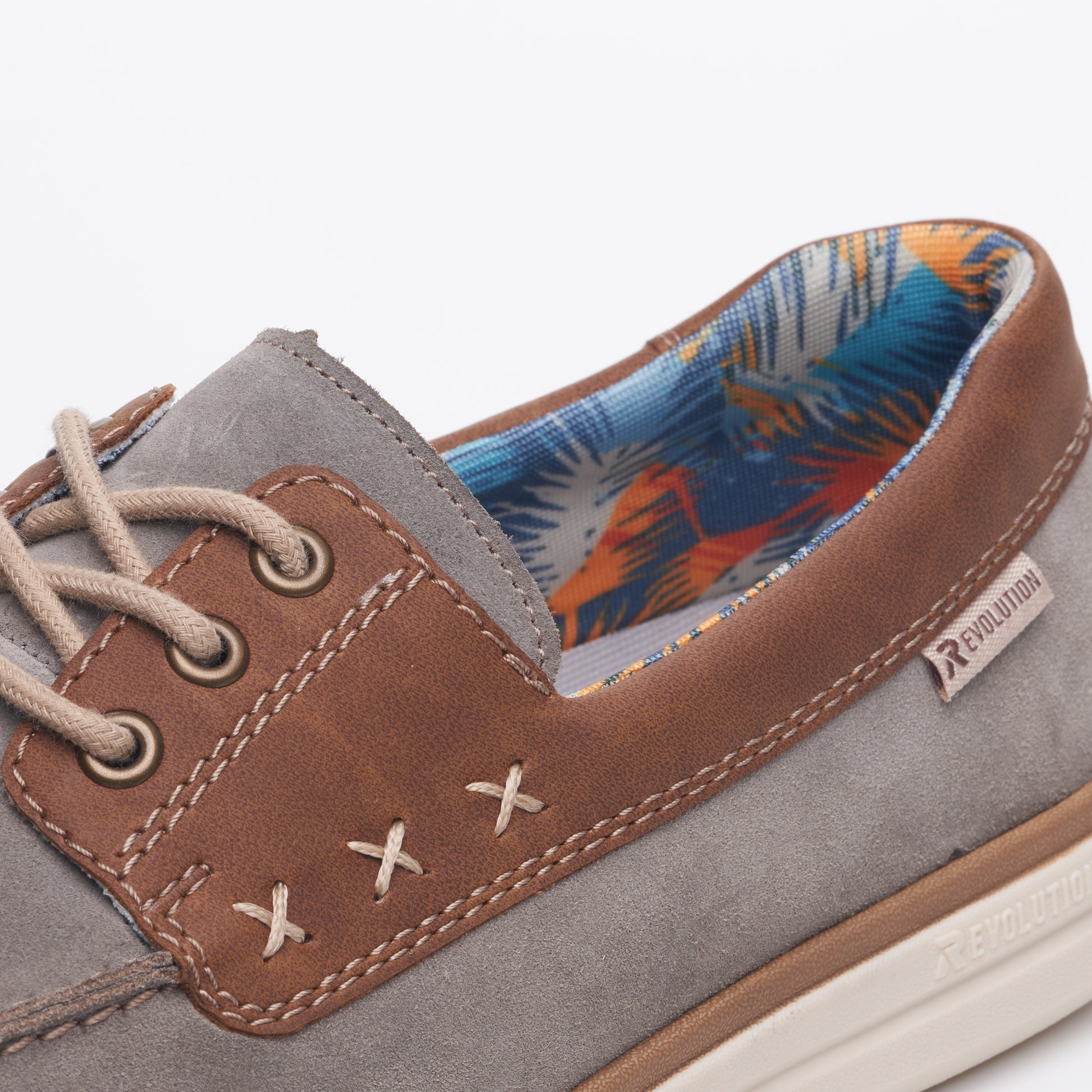 Grey Lace-Up Shoes for Men | Rieker Sport U0601-42