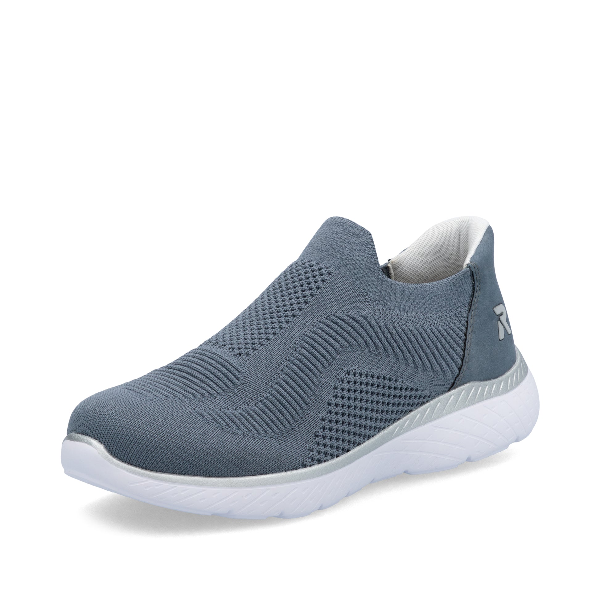 Blue Elasticated Shoes for Women | Rieker M5072-10
