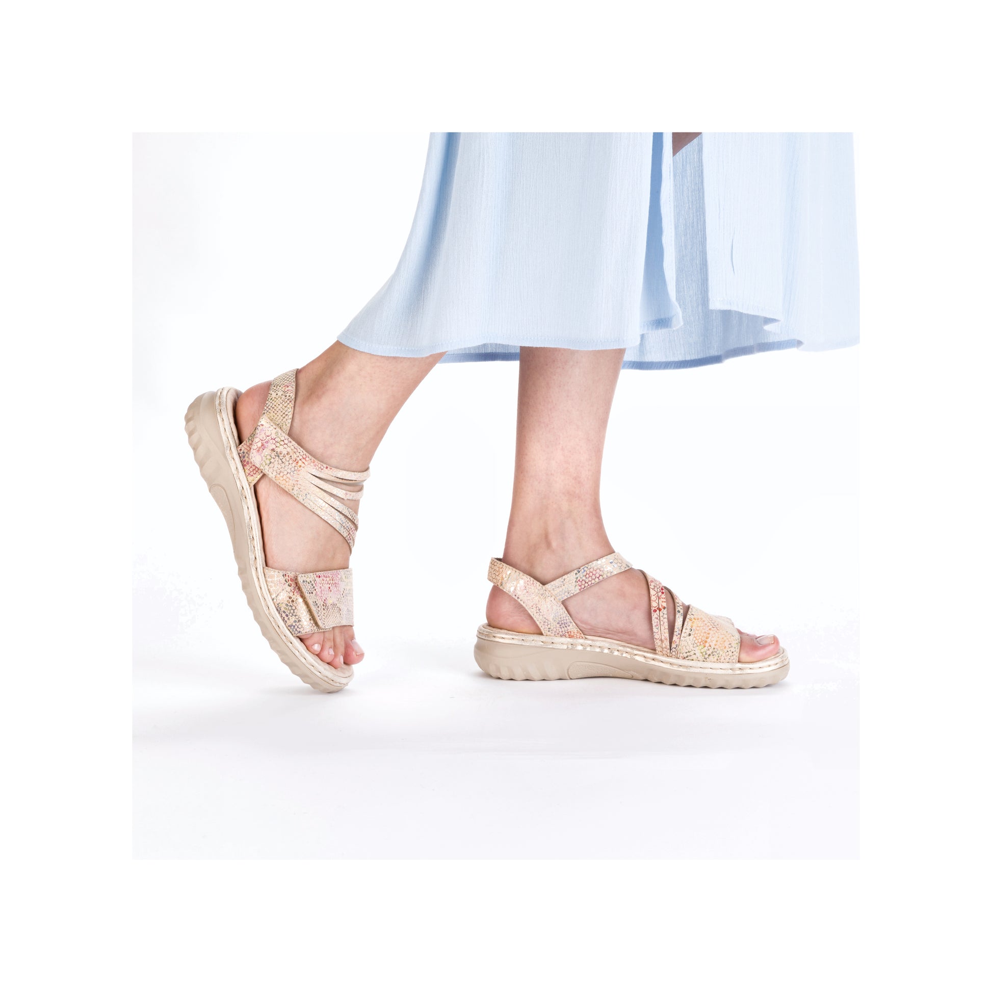 Multi Hook & Loop Sandals for Women | Rieker 60464-90