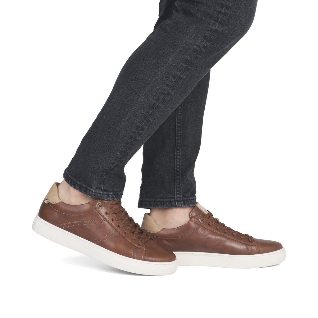 Brown Elasticated Shoes for Men | Rieker Sport U0704-24