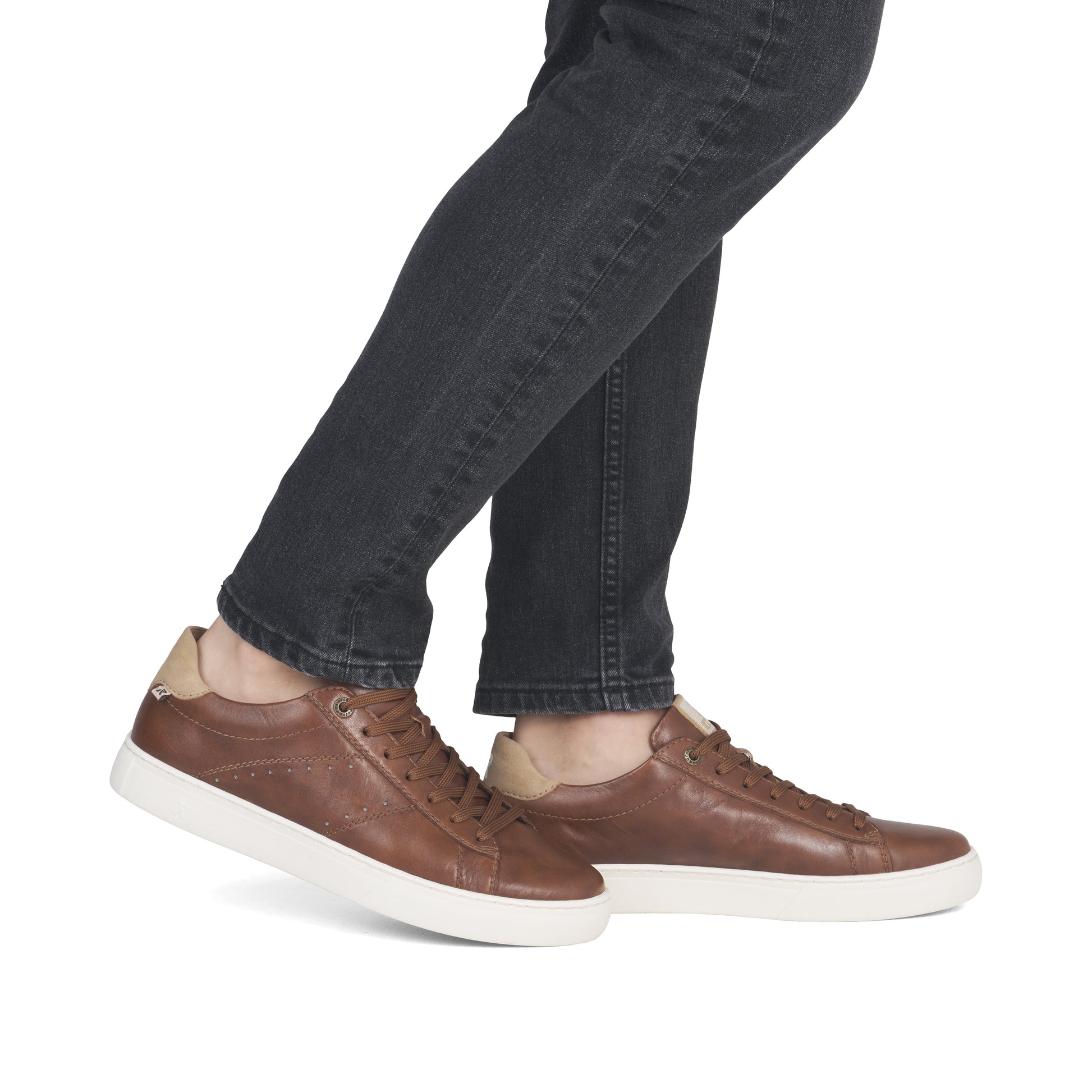 Brown Elasticated Shoes for Men | Rieker Sport U0704-24