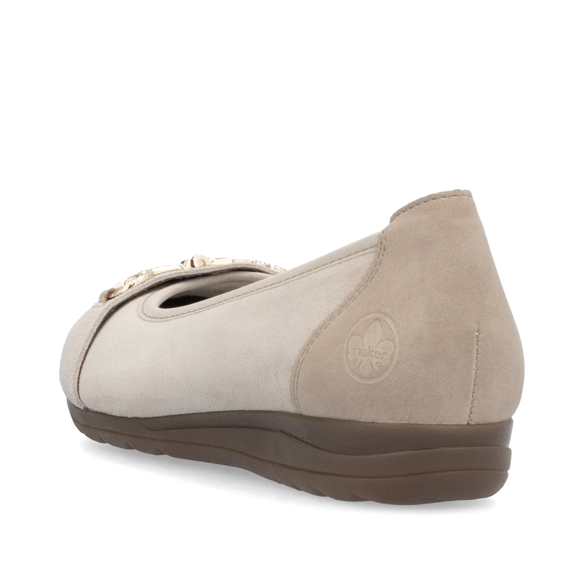 Rieker Women's Beige Ballerina Shoe | L9360-60
