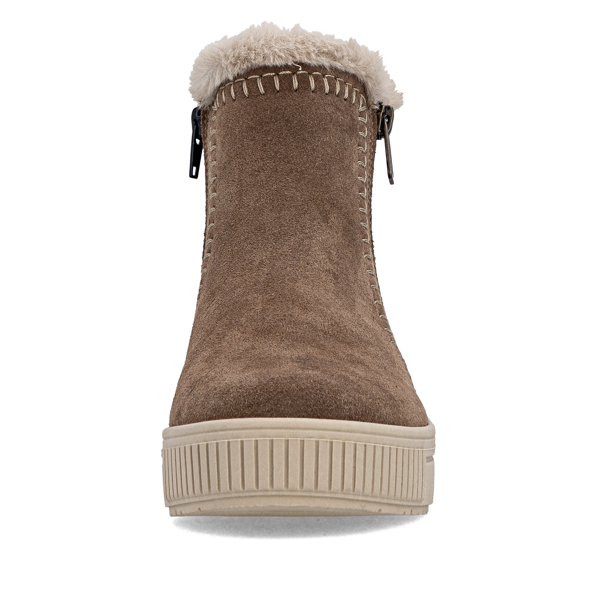 Brown Zip Boots for Women | Remonte D3B70-20