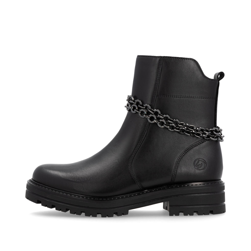Black Zip Boots for Women | Remonte D2285-00