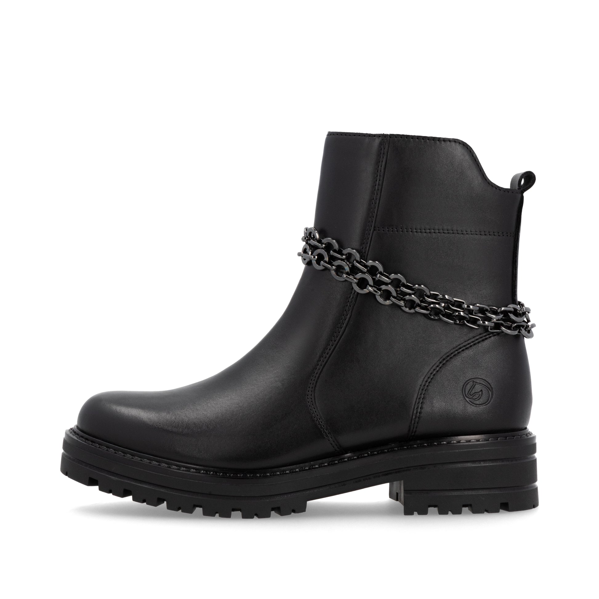 Black Zip Boots for Women | Remonte D2285-00