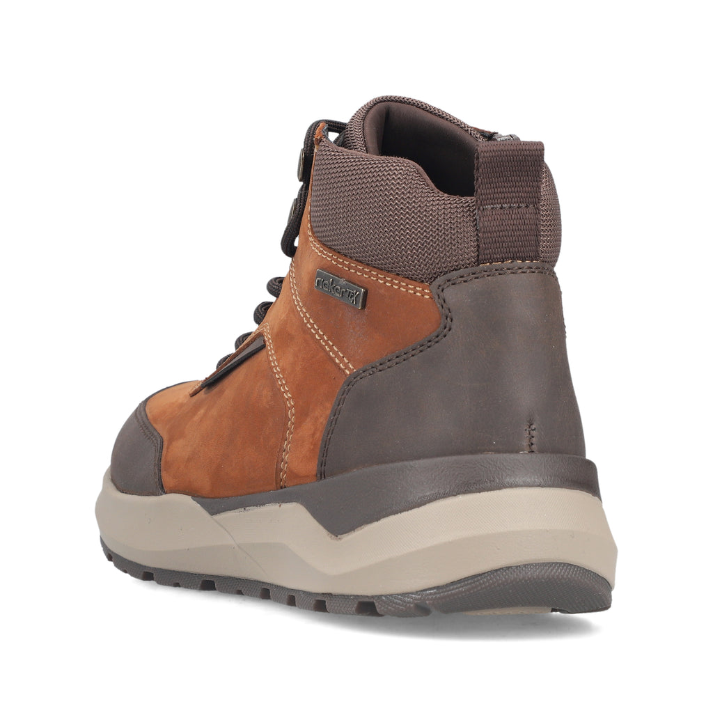 Brown Zip Boots for Men | Rieker 06030-24
