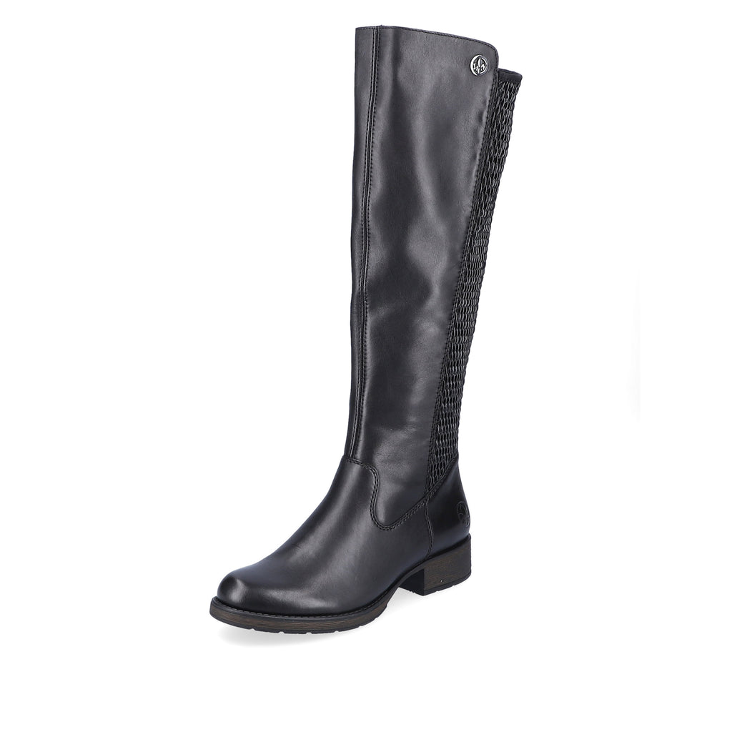 Black Zip Boots for Women | Rieker Z9591-00