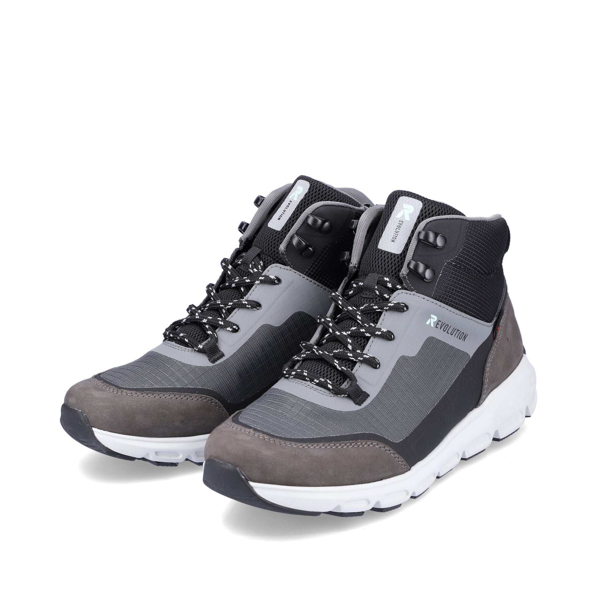 Grey Zip Boots for Women | Rieker Sport 40460-45