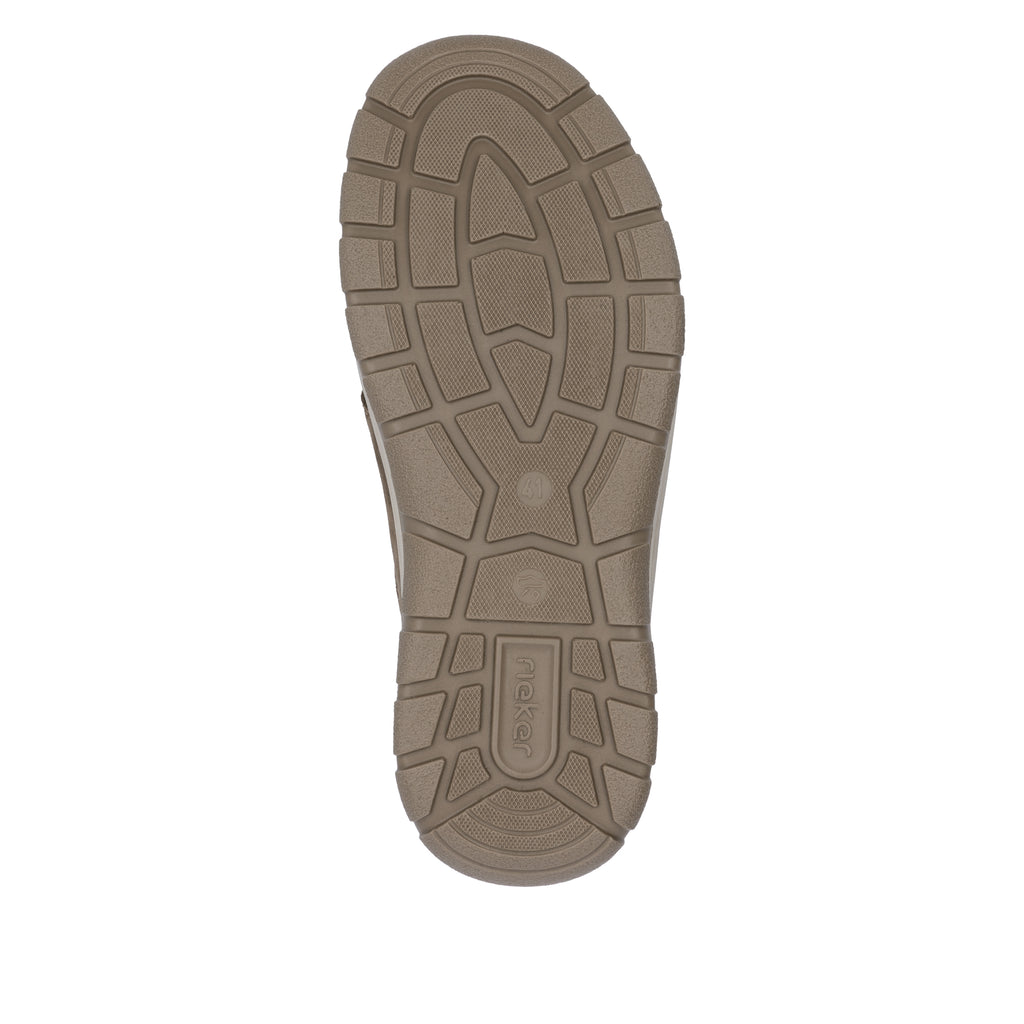 Brown Elasticated Shoes for Men | Rieker 03656-24