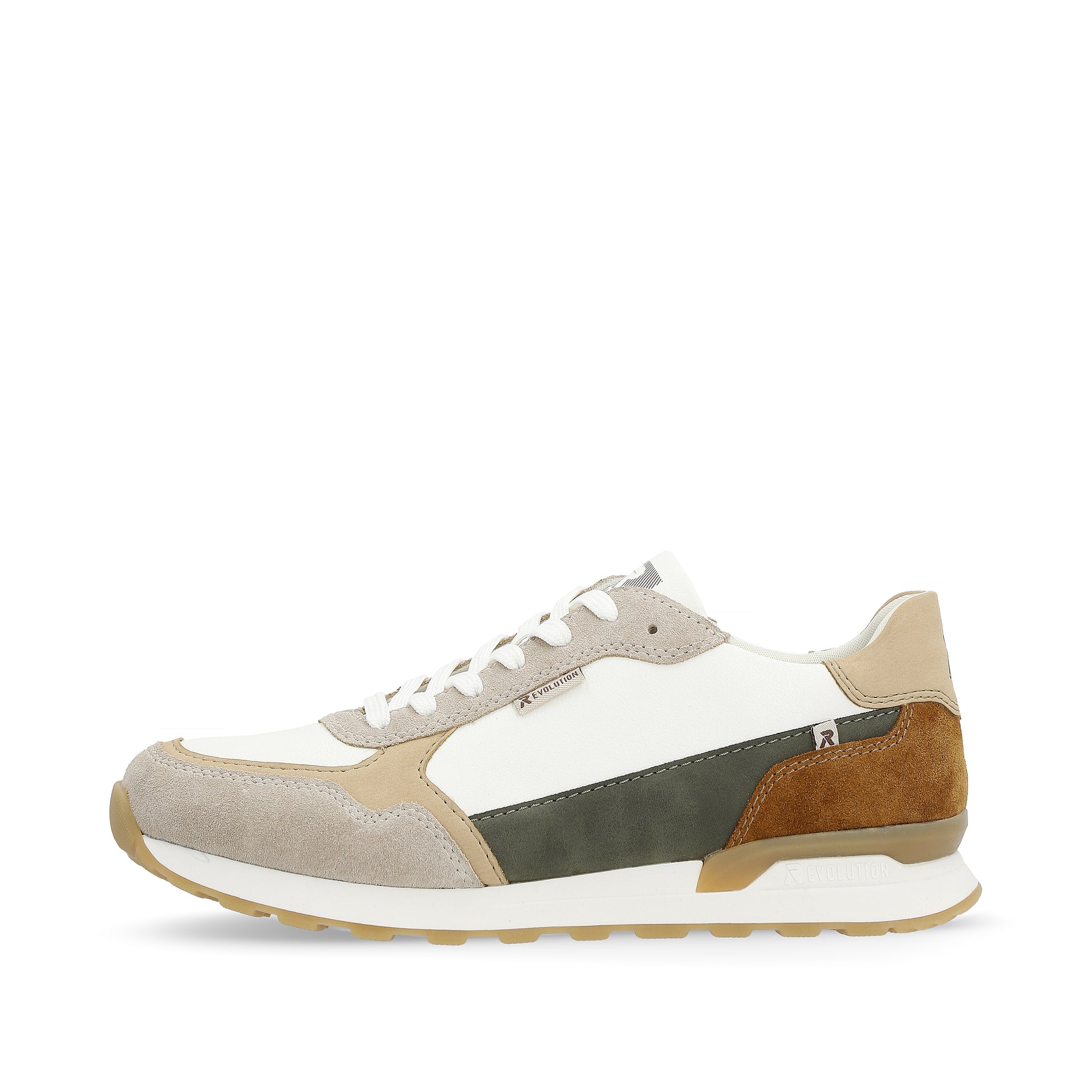 White Lace-Up Shoes for Men | Rieker Sport U0307-80